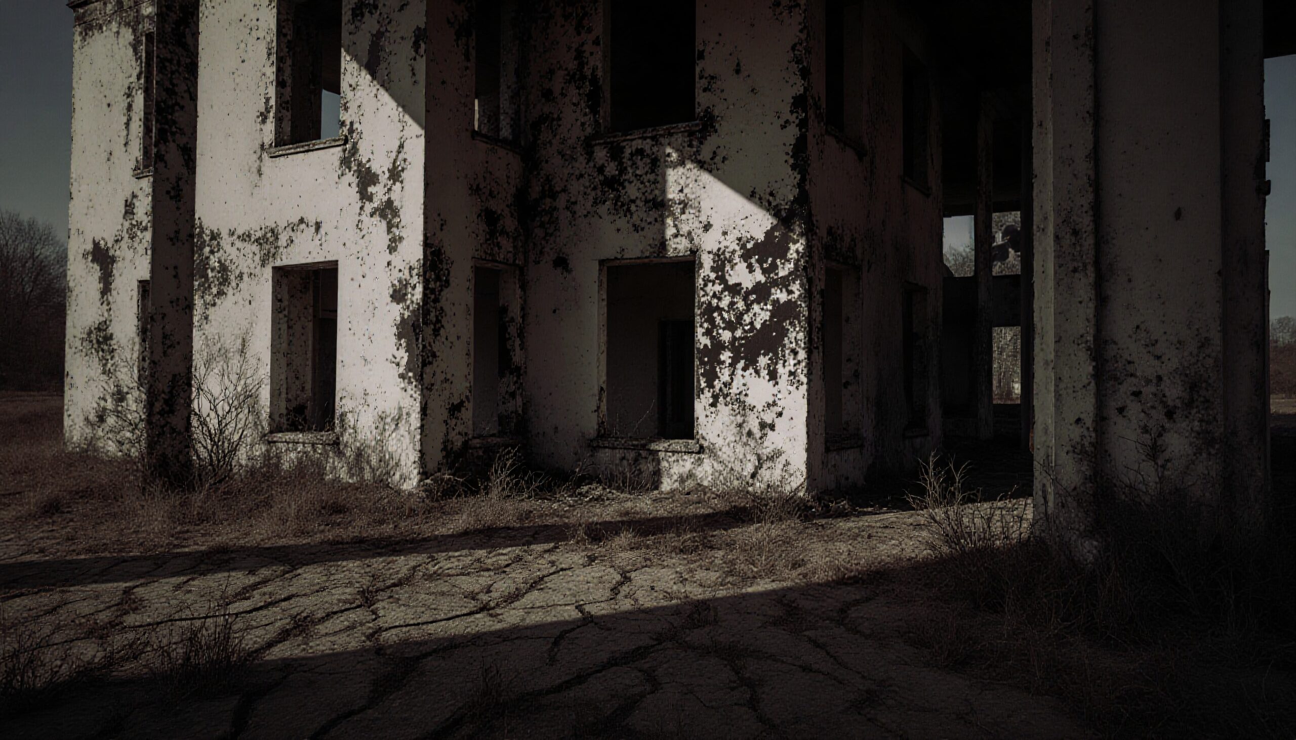 Decaying Structure in Desolate Landscape