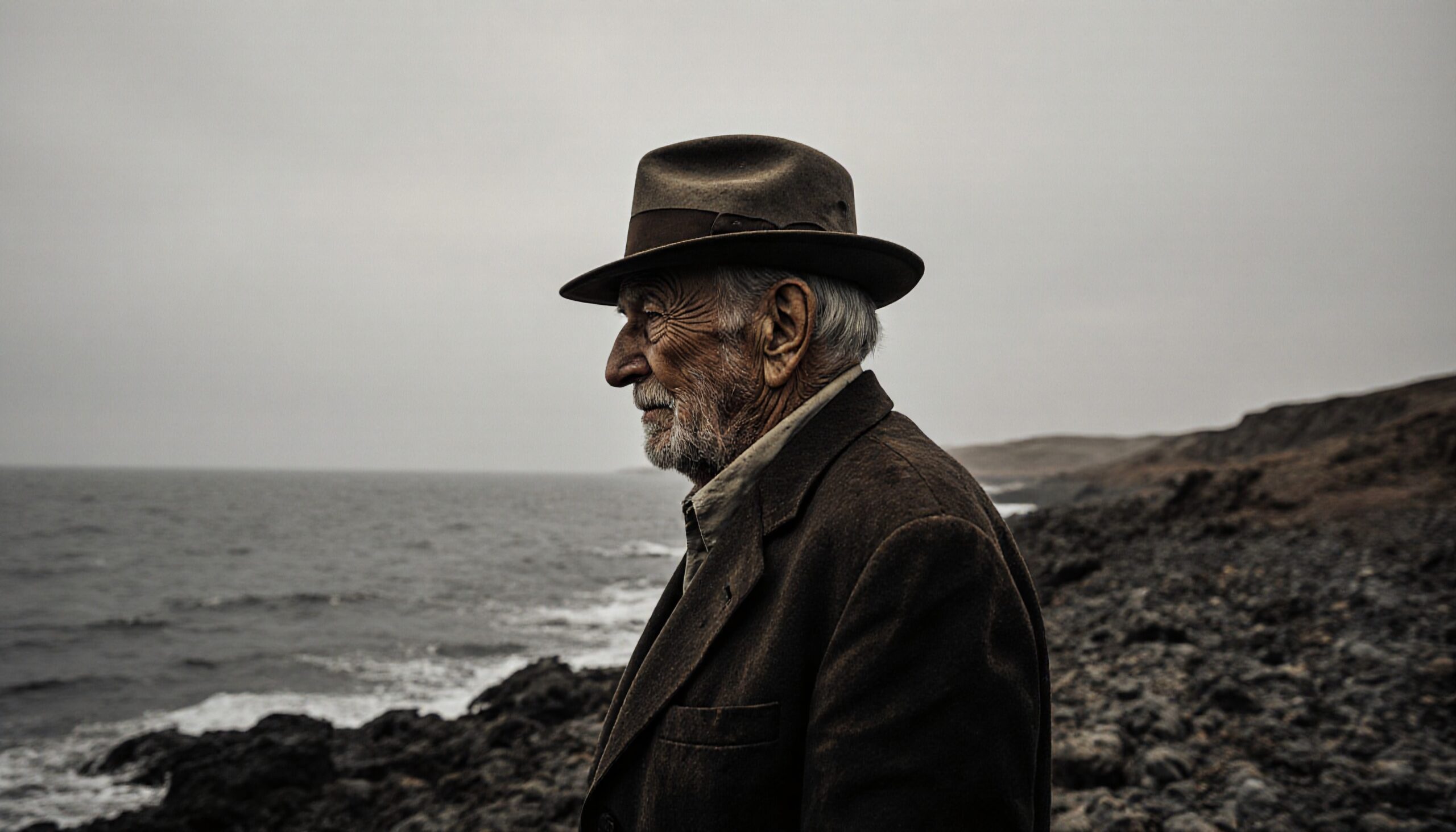 Solitary Reflection by the Sea