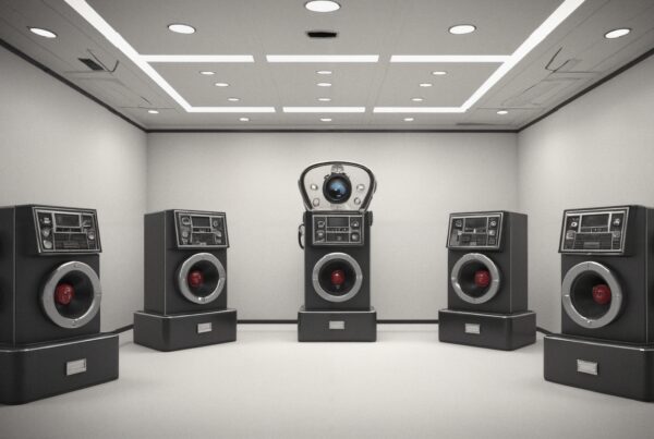 Futuristic Sound System Room