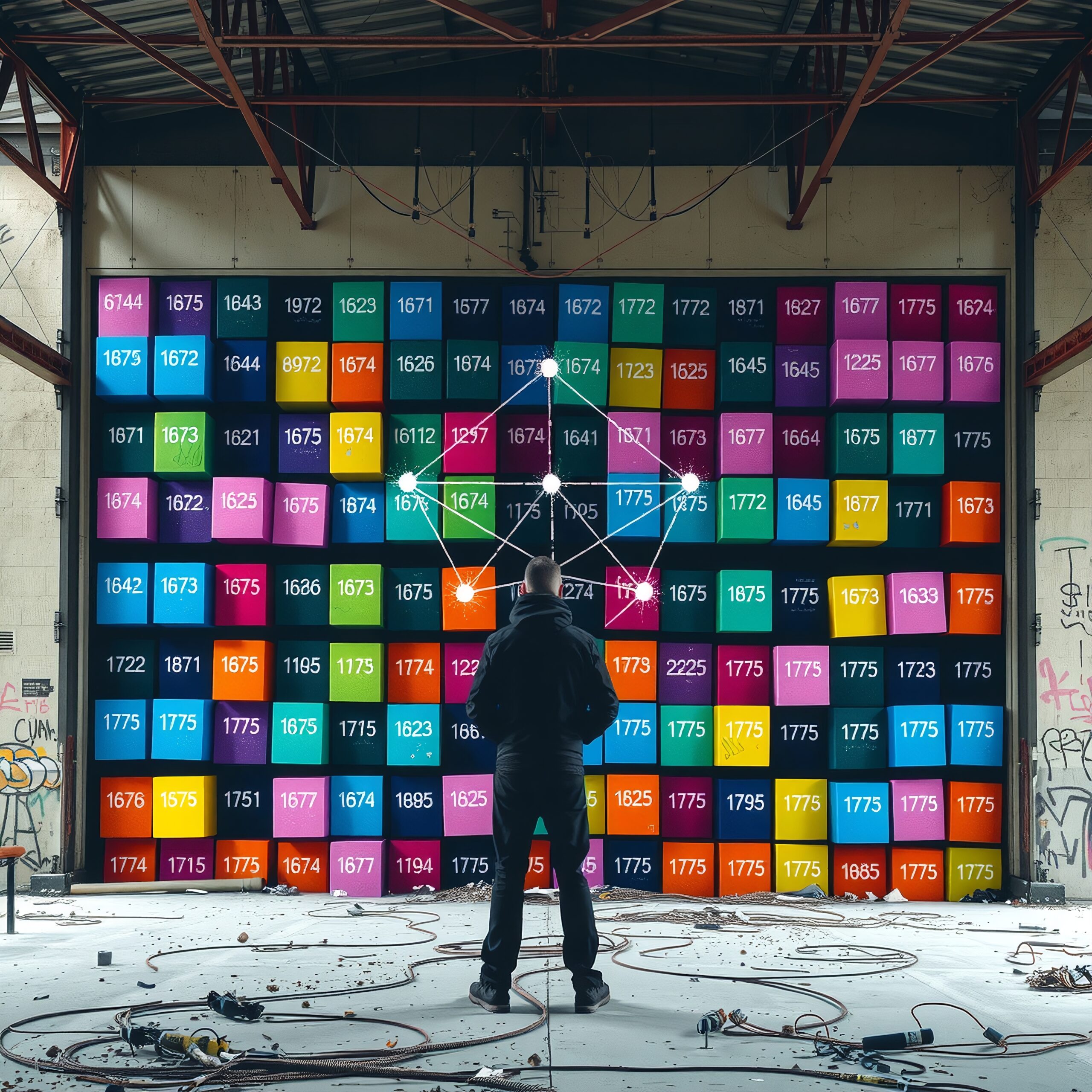 Vibrant Wall Mysterious Interaction