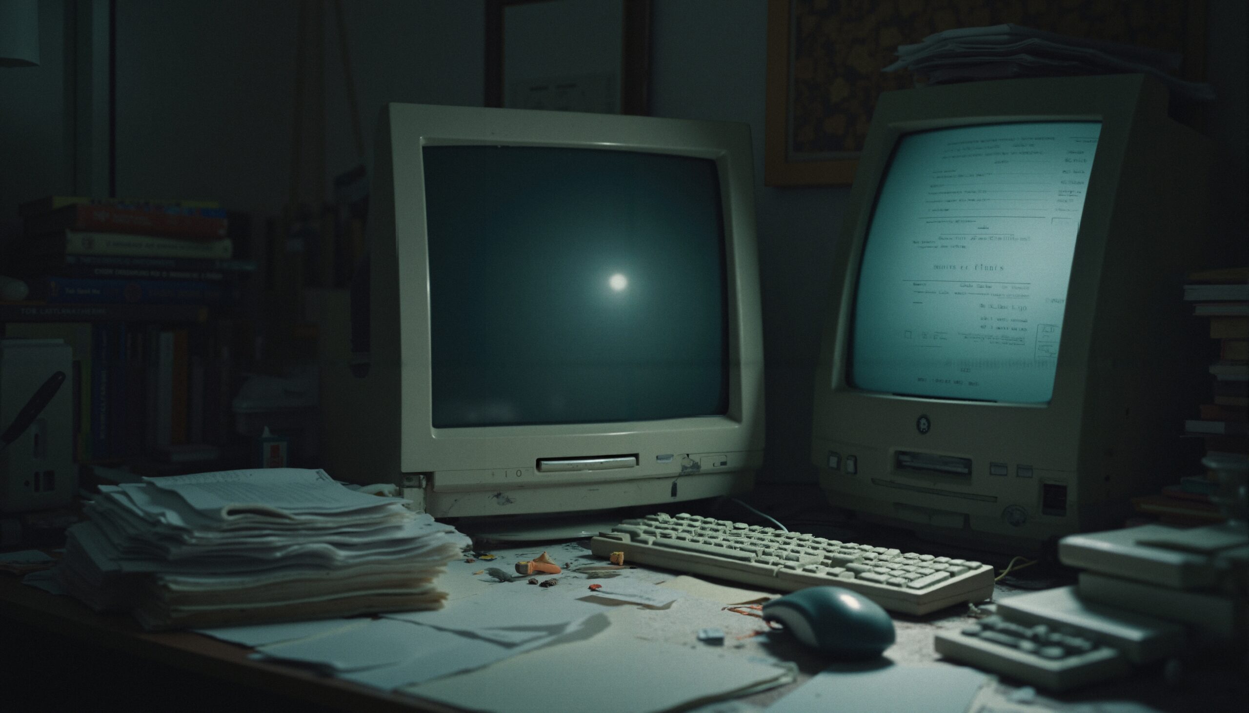 Retro Office with Obsolete Tech