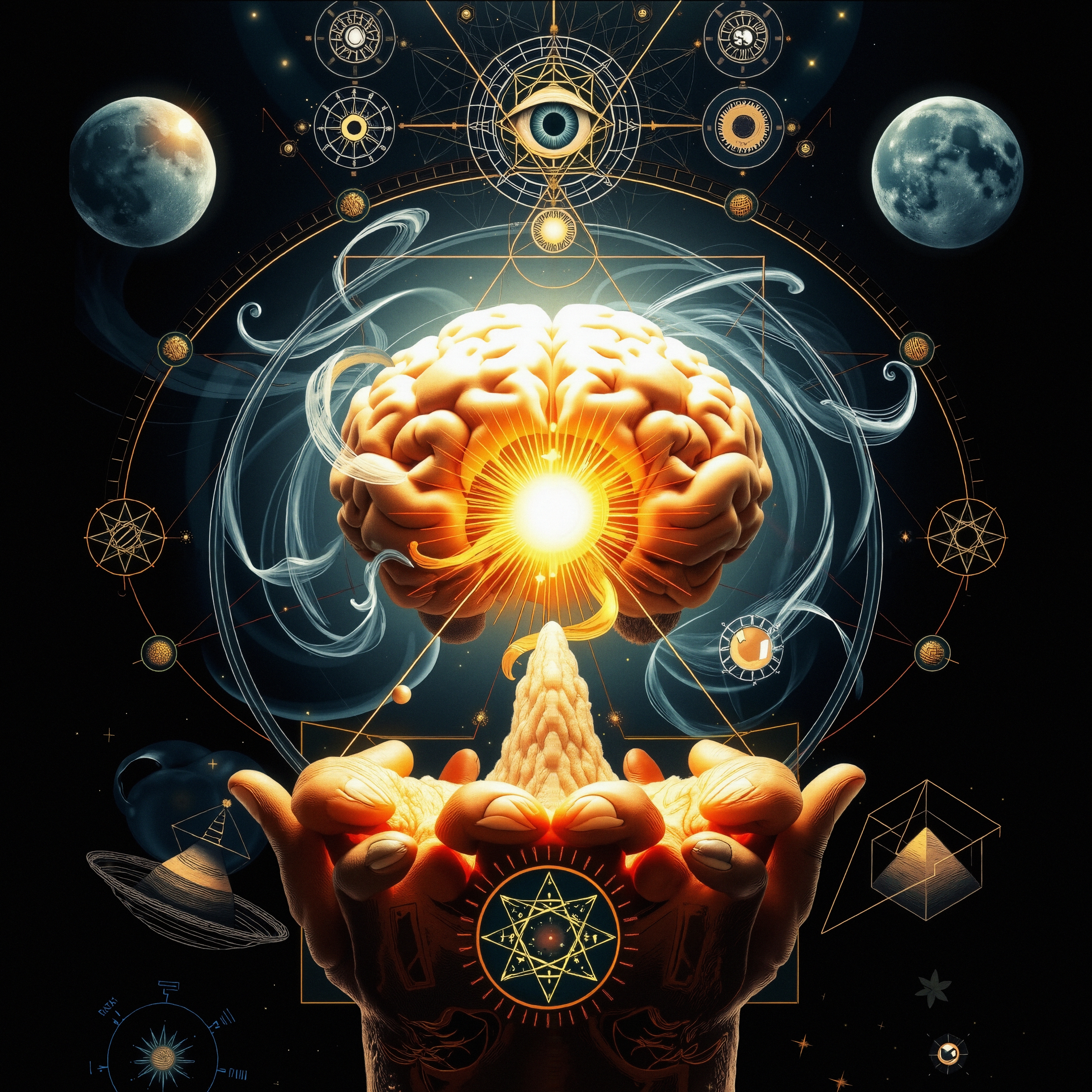 Mystical Cosmic Brain Imagery