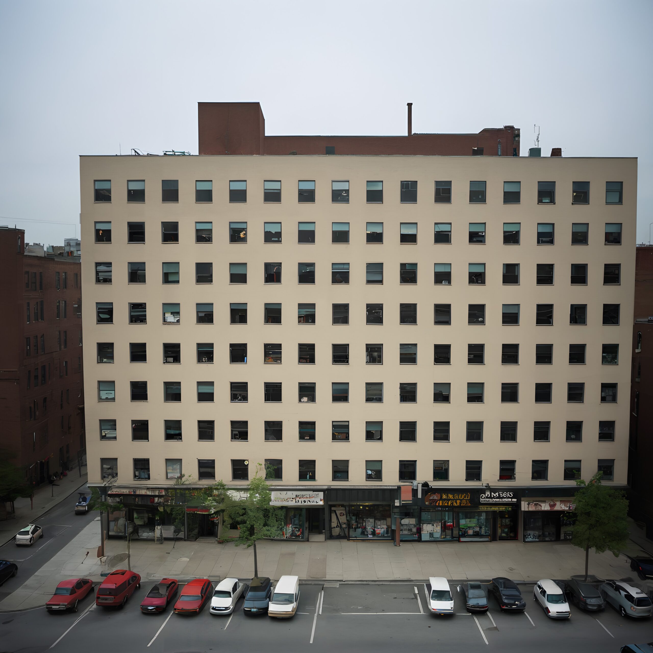 Urban Building with Small Shops