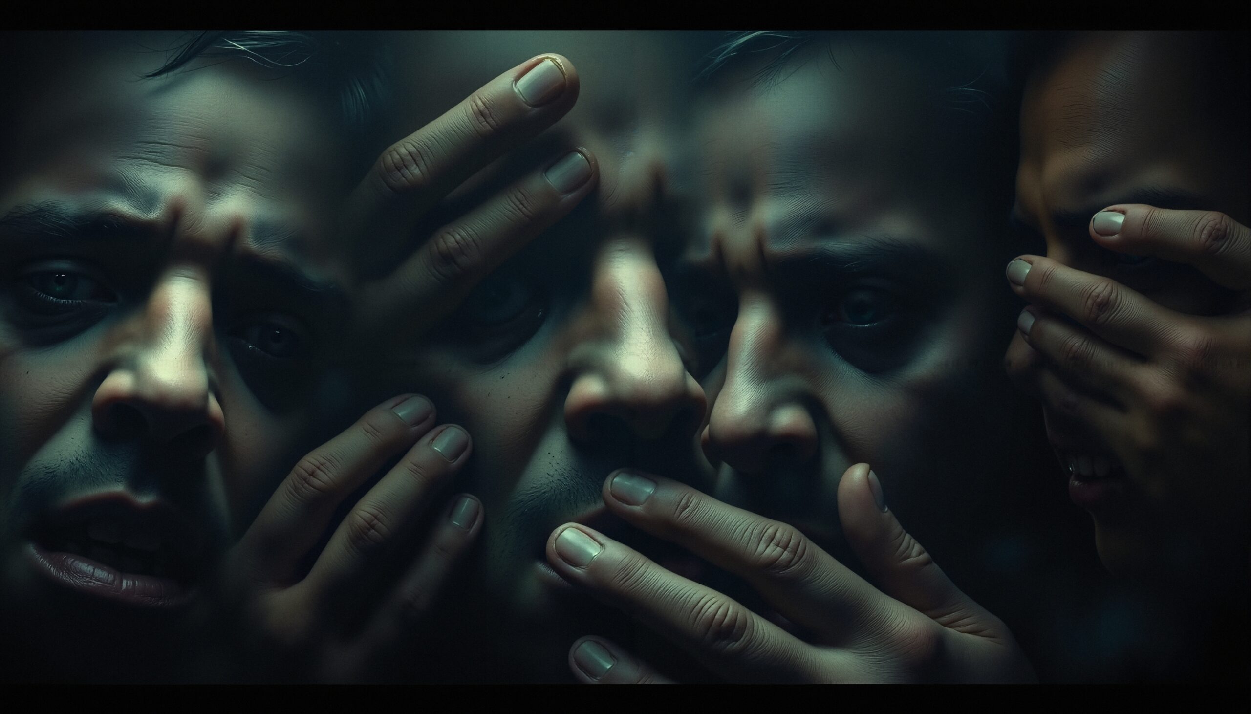 Emotional Faces in Dramatic Light