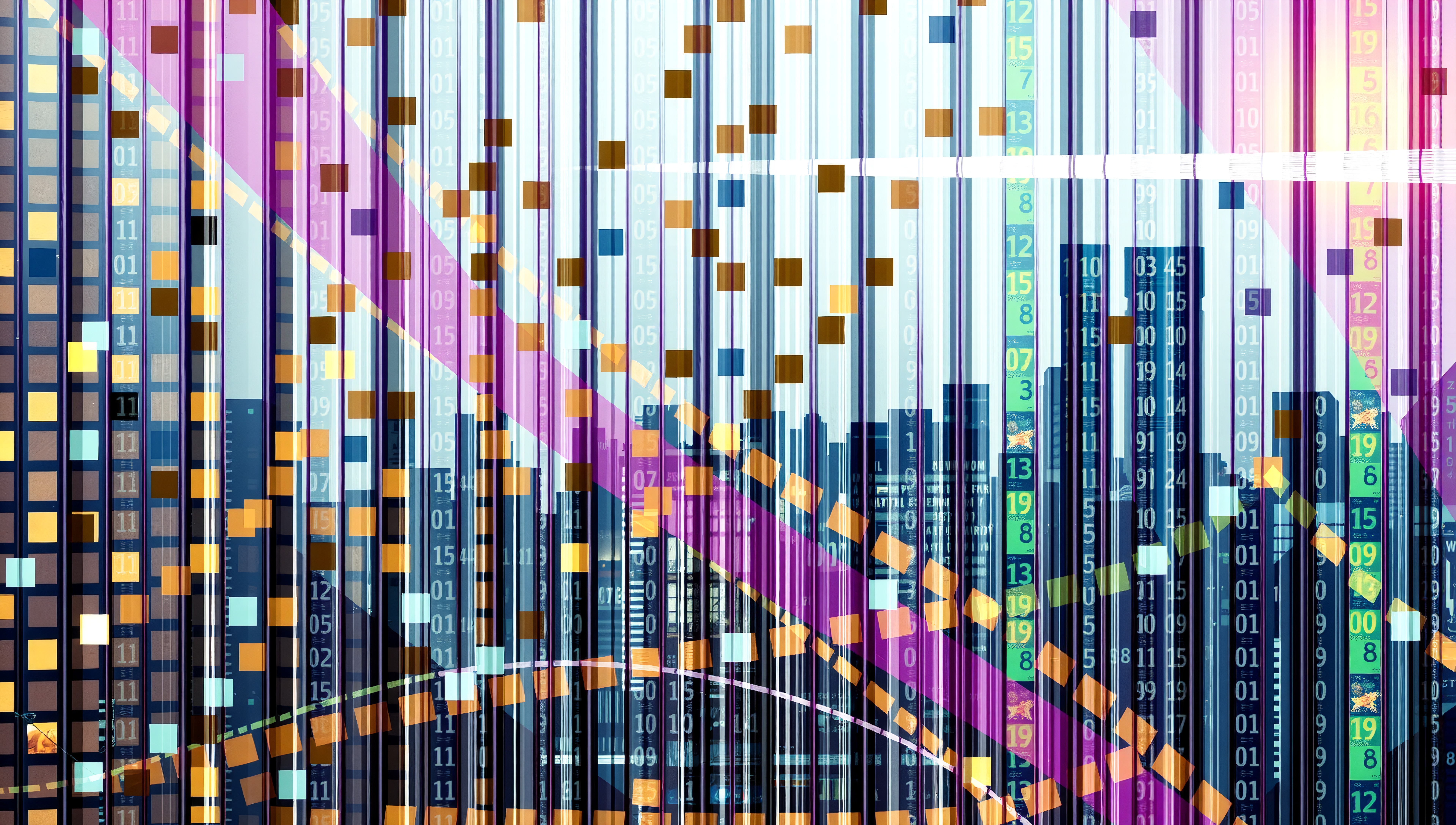 Digital Urban Data Cityscape