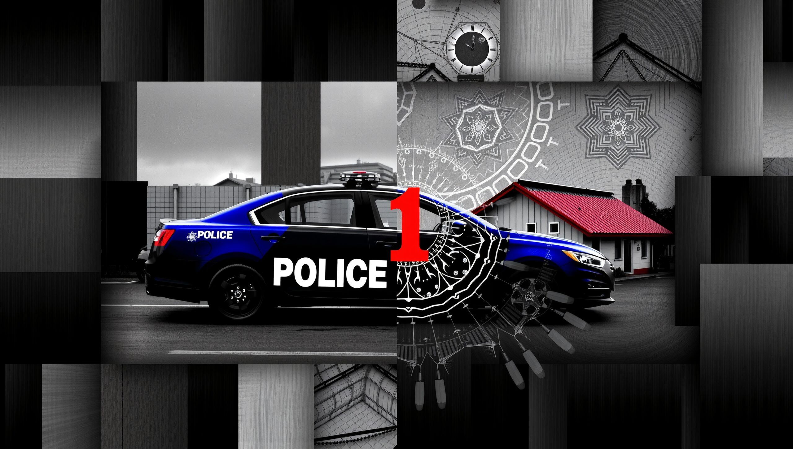 Urban and Suburban Police Car