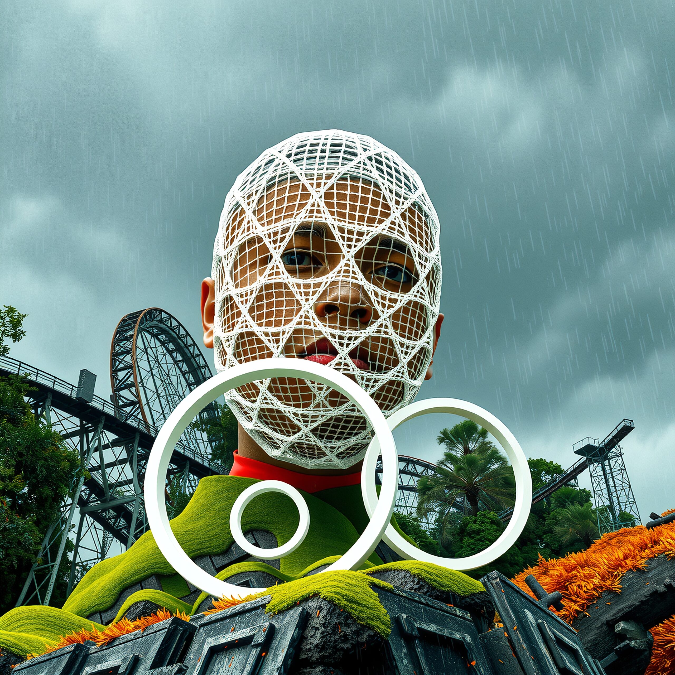 Surreal Fusion of Technology and Nature