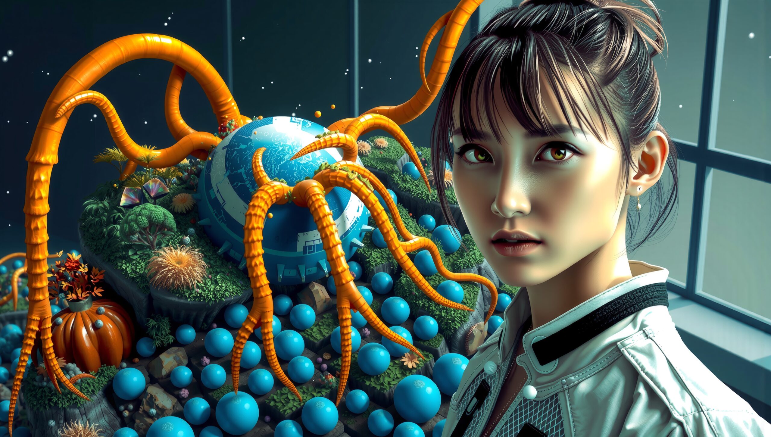 Dreamlike Exploration in Vibrant Fantasy