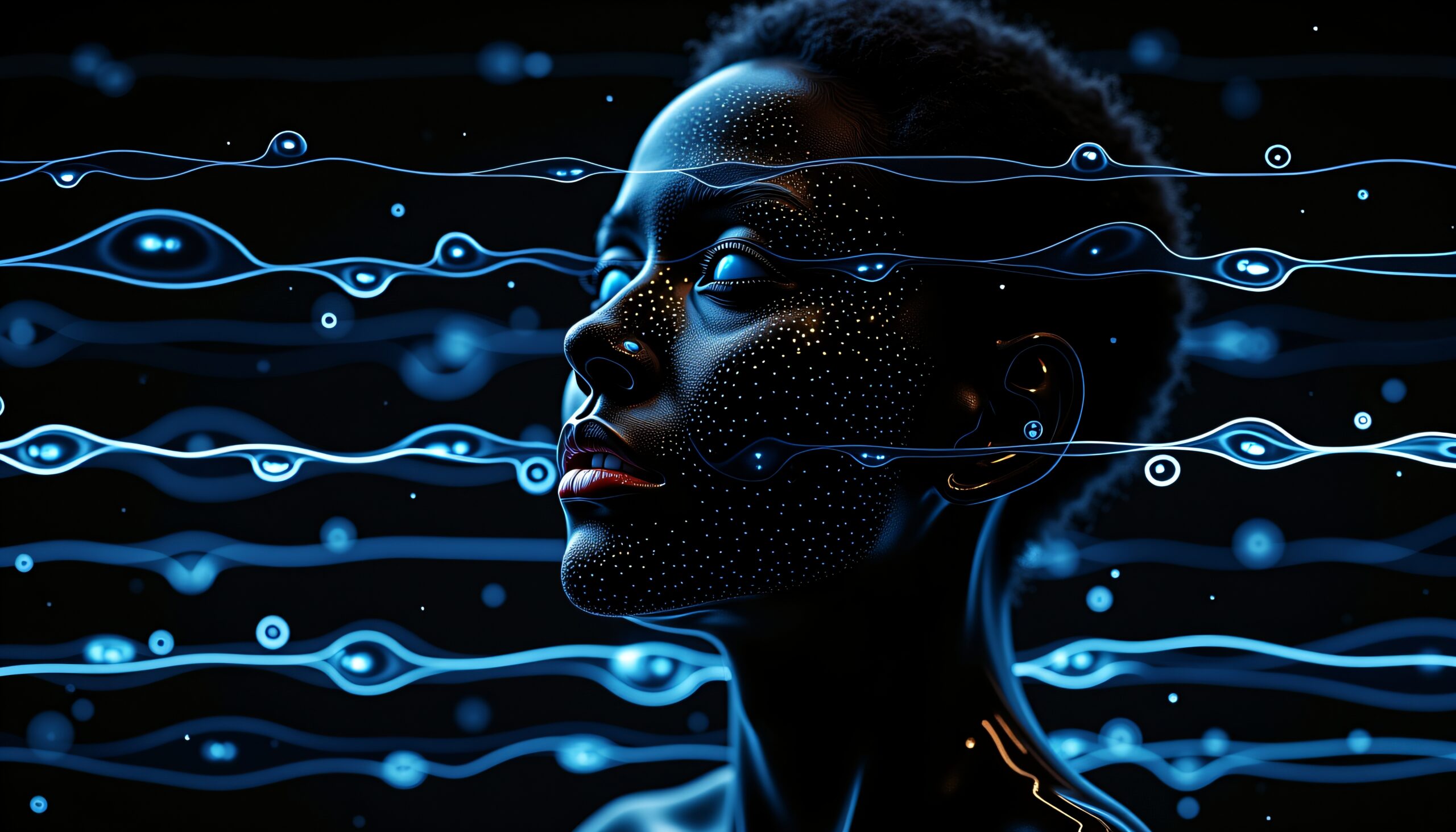 Futuristic Digital Human Art