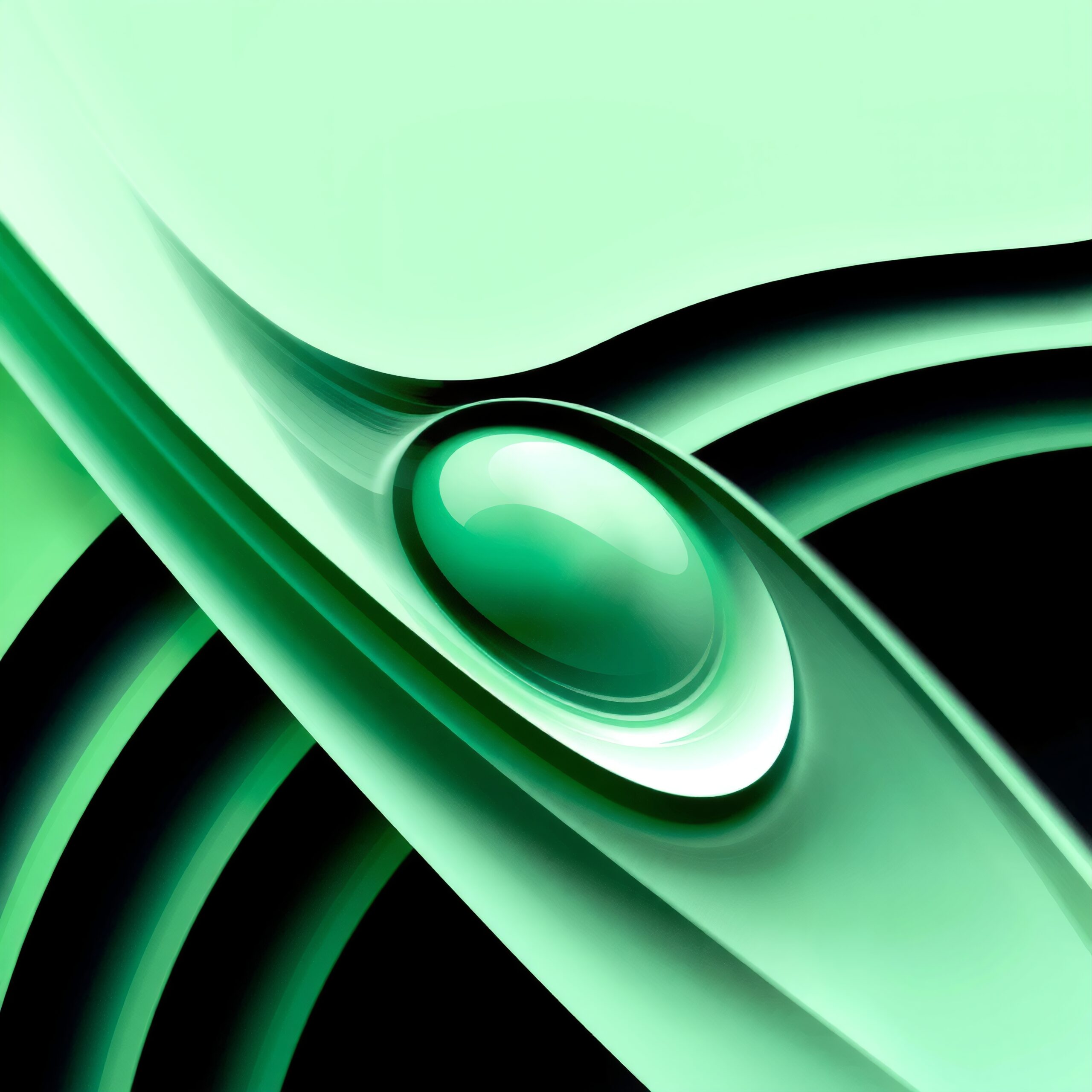Green Abstract Futuristic Design