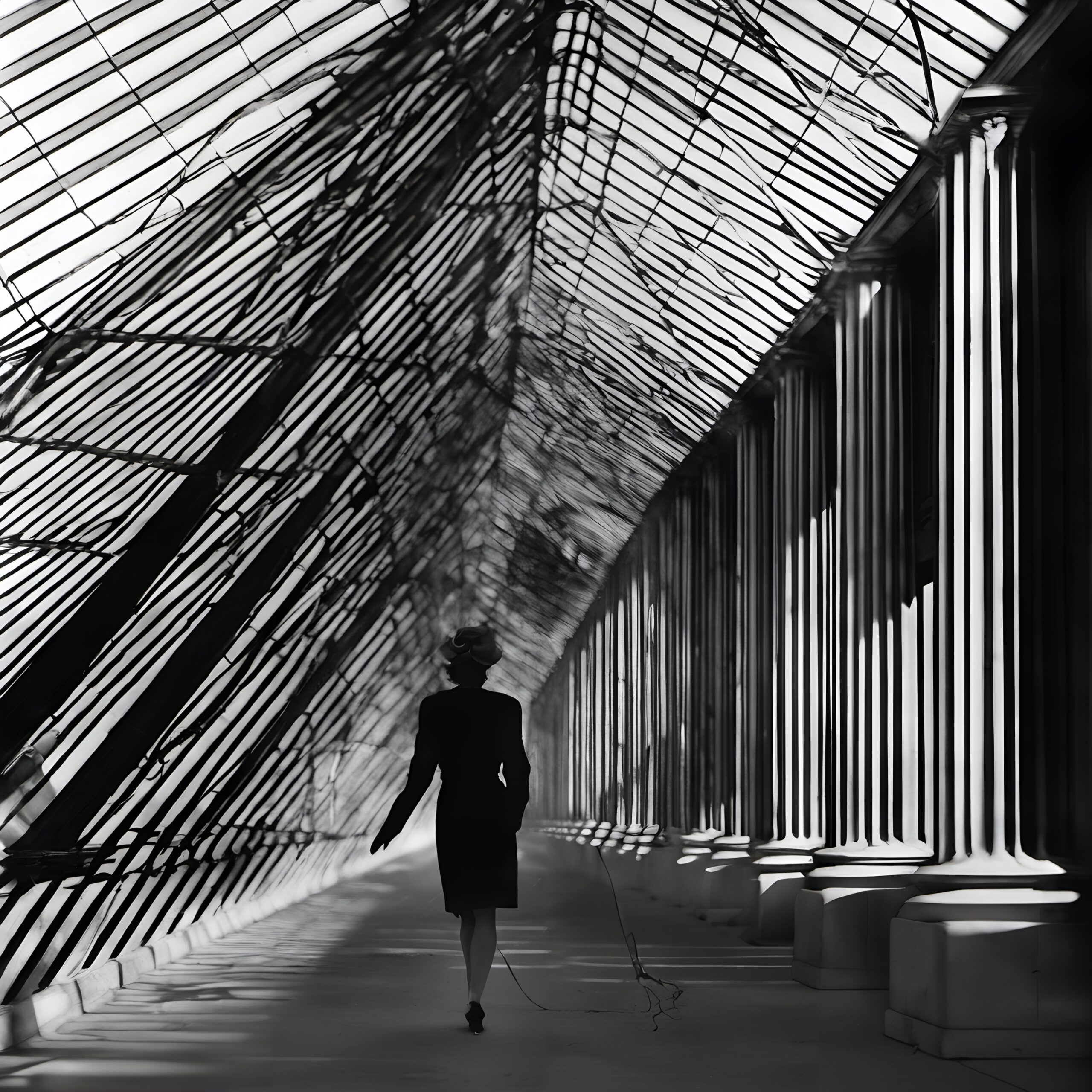 Elegant Walkway of Shadows