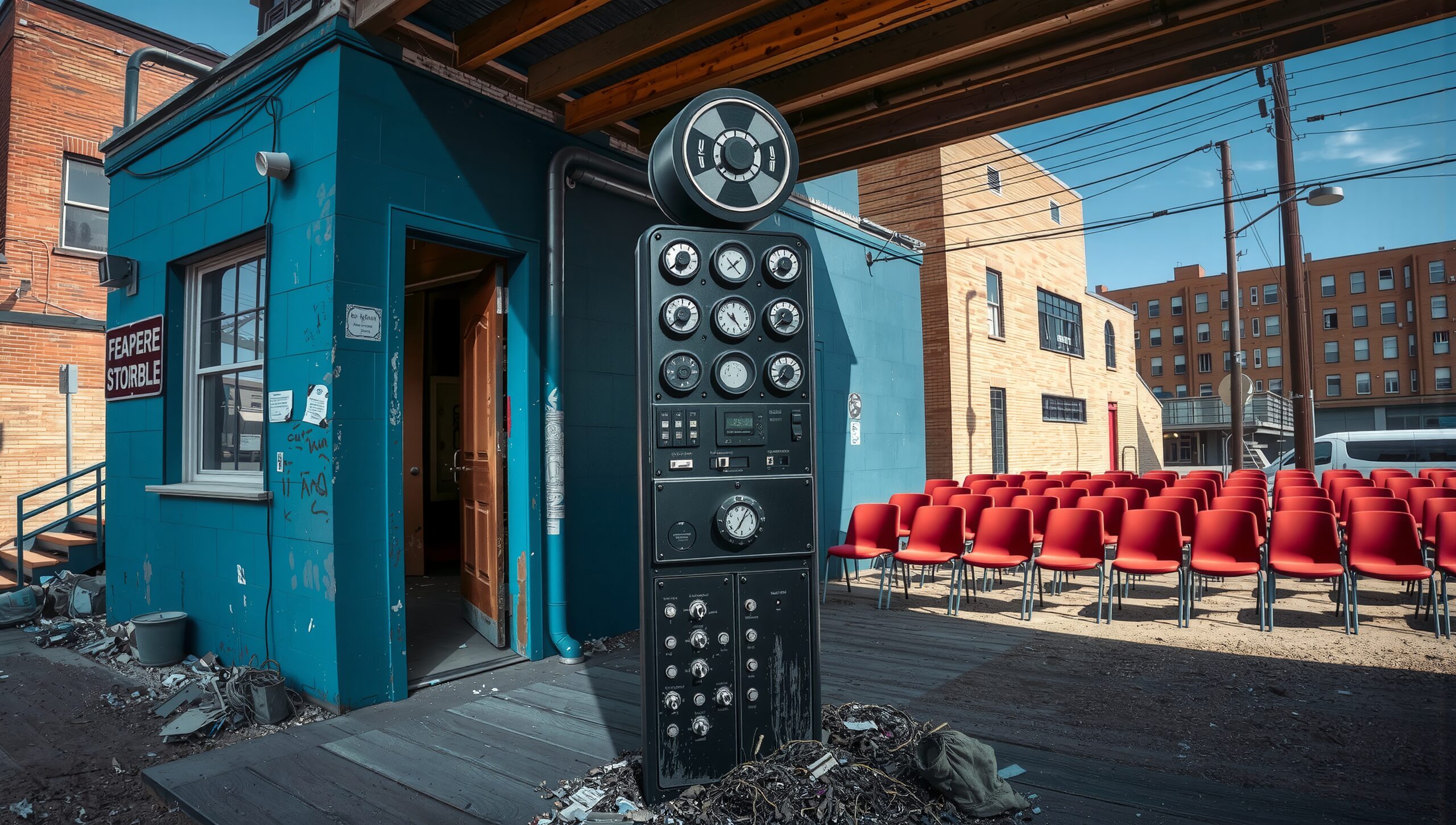 Retro Control Panel and Chairs