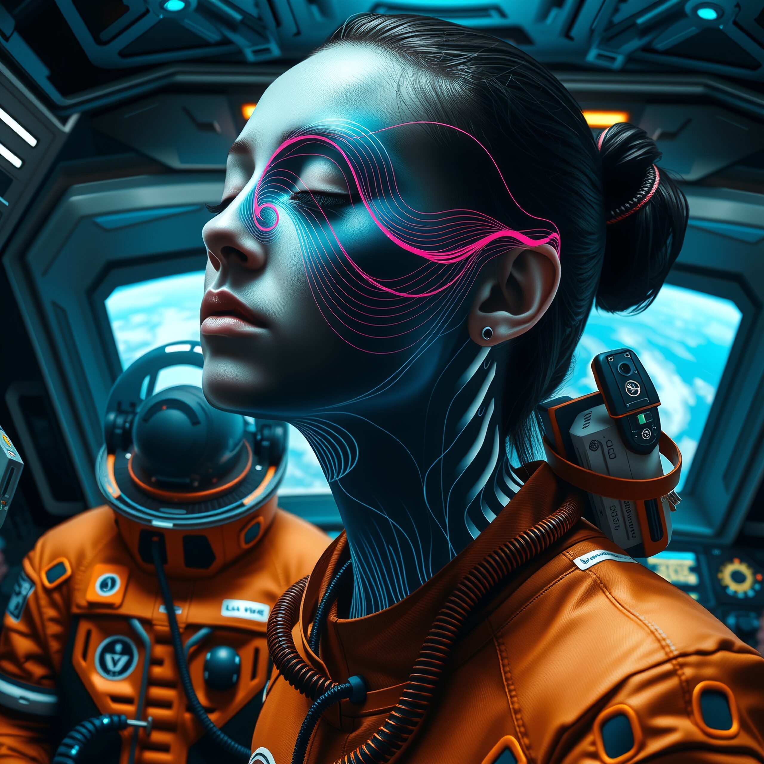 Futuristic Human Space Exploration