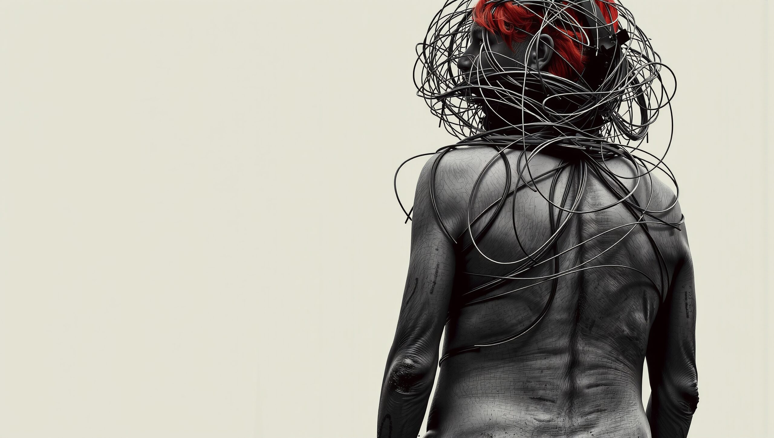 Entangled in Futuristic Wire Art