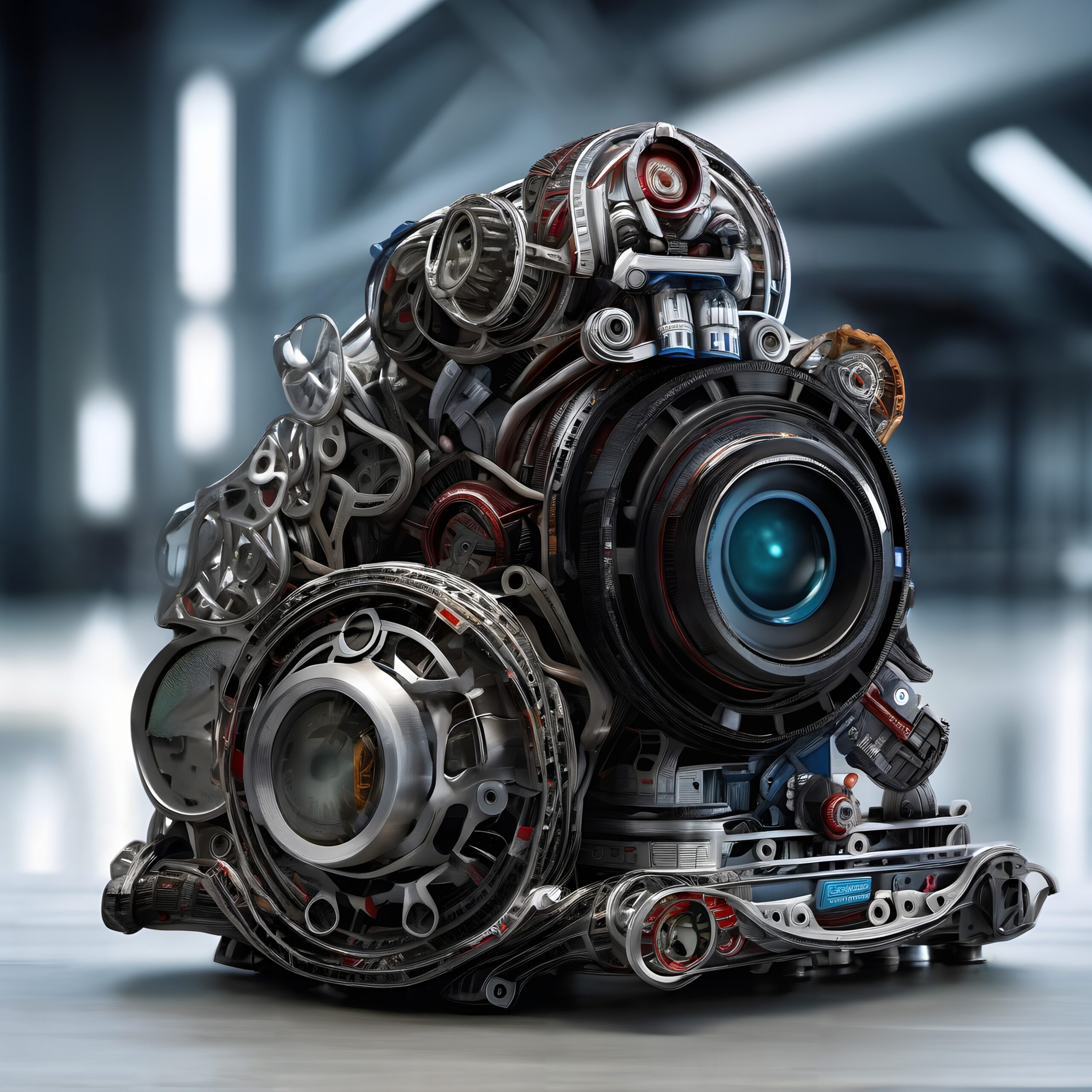 Futuristic Mechanical Lens Design