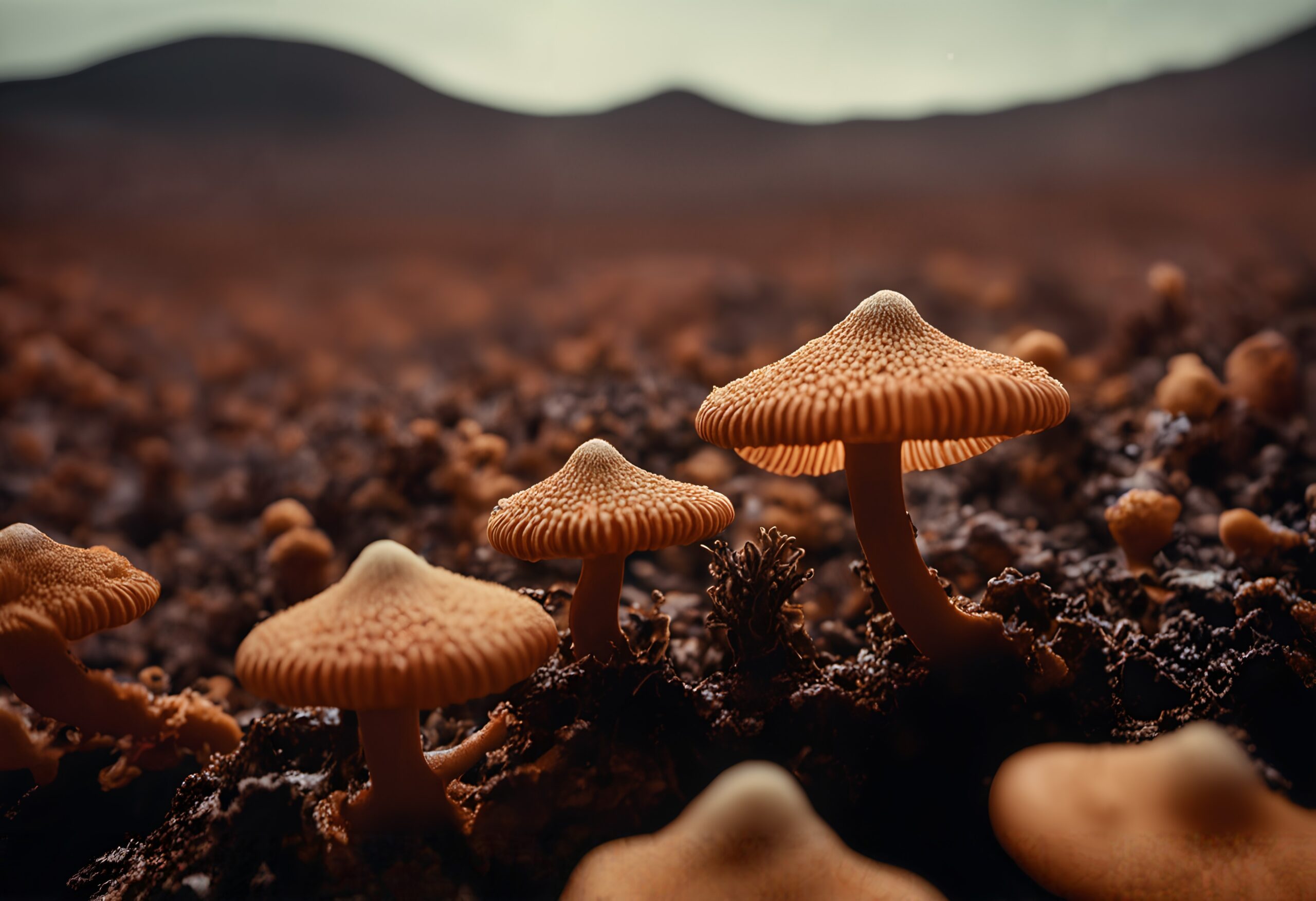 Mystical Mushrooms in Enchanted Forest