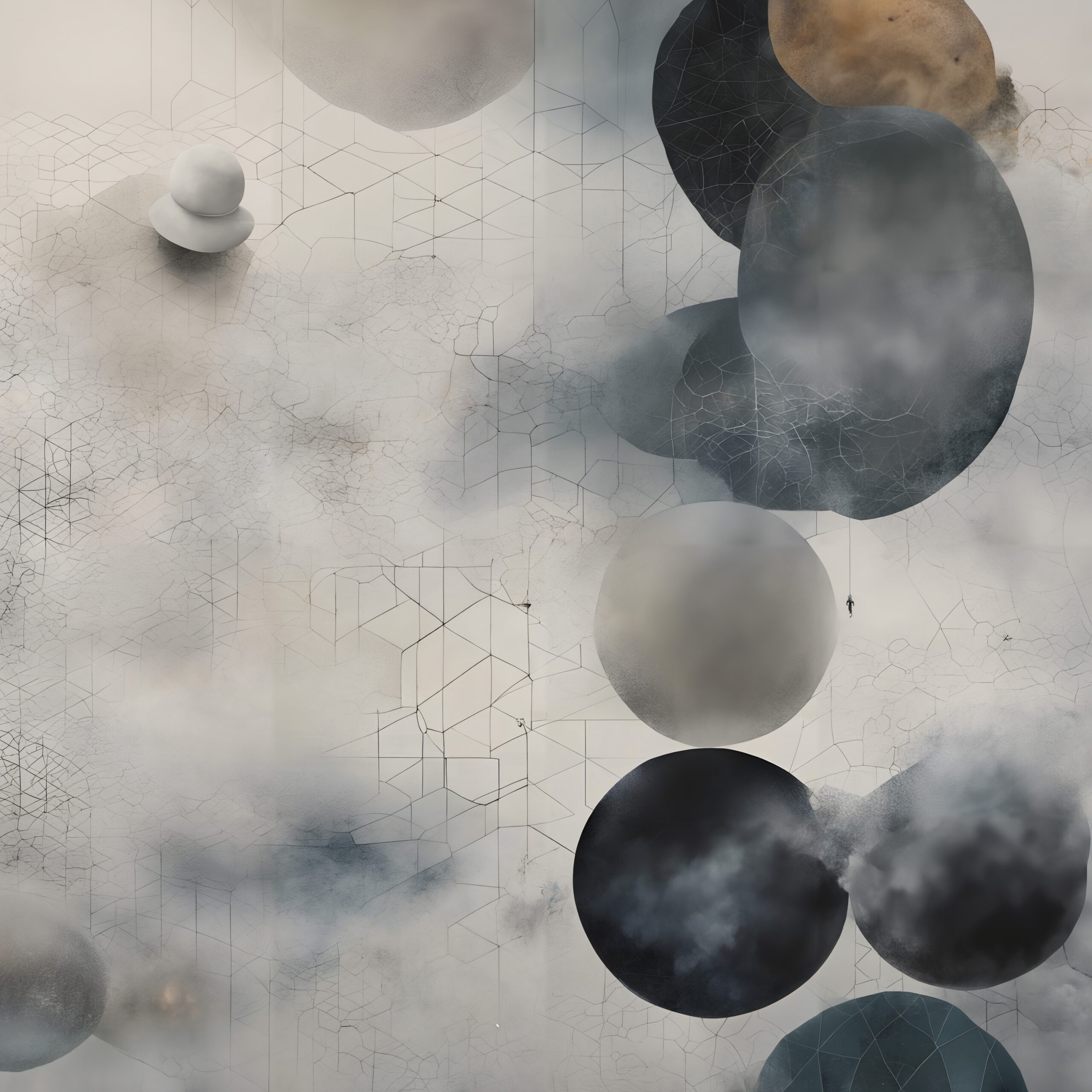 Ethereal Spheres in Dreamlike Mist