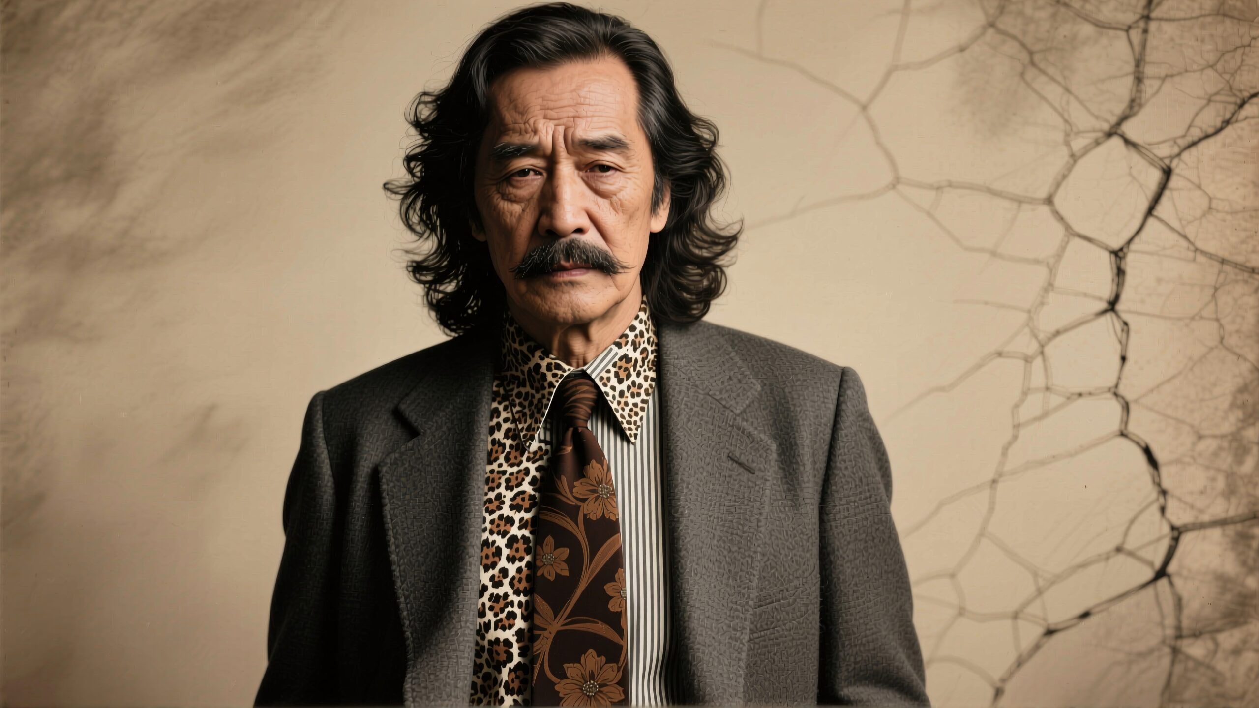 Stylish Man with Unique Attire