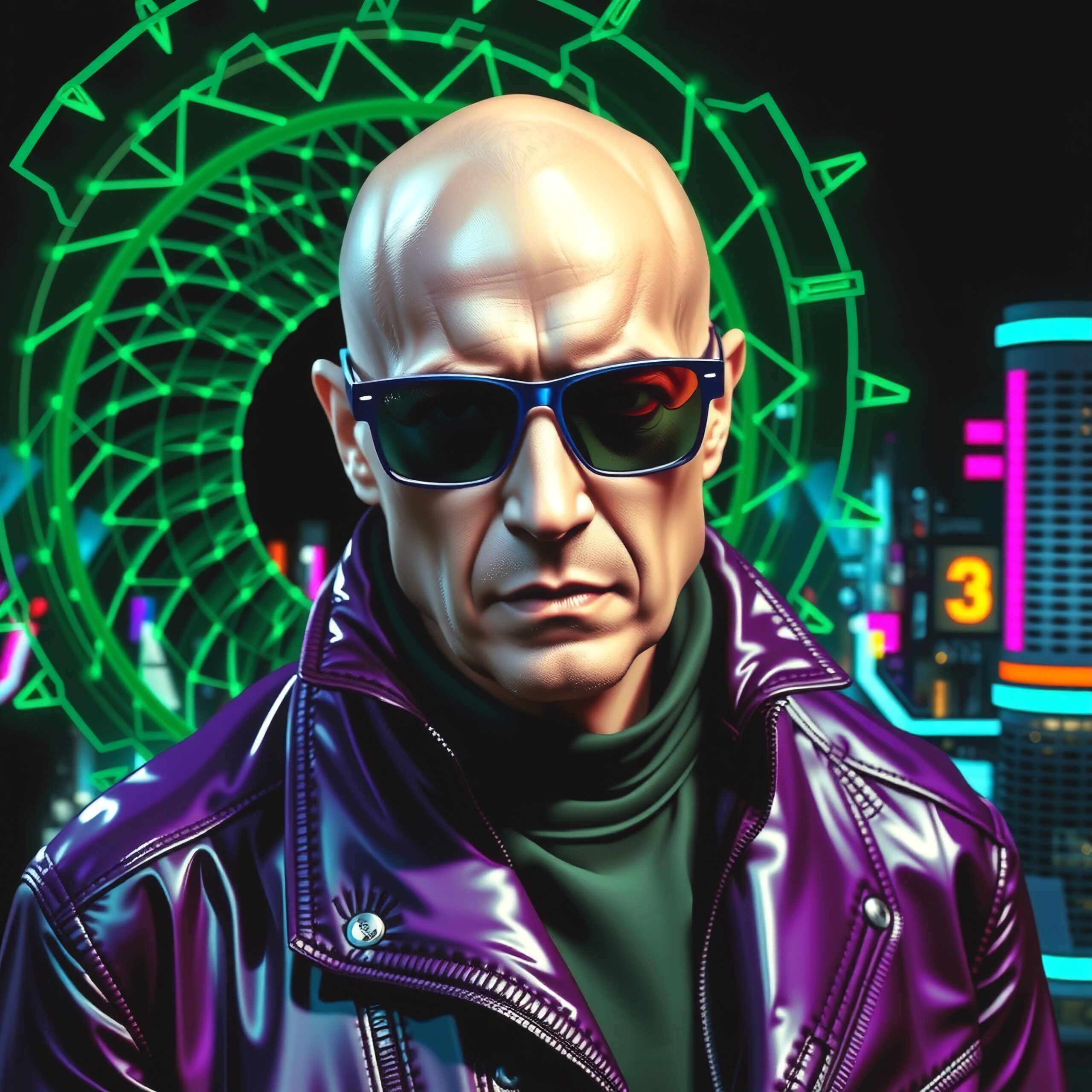 Cyberpunk Nightlife in Neon