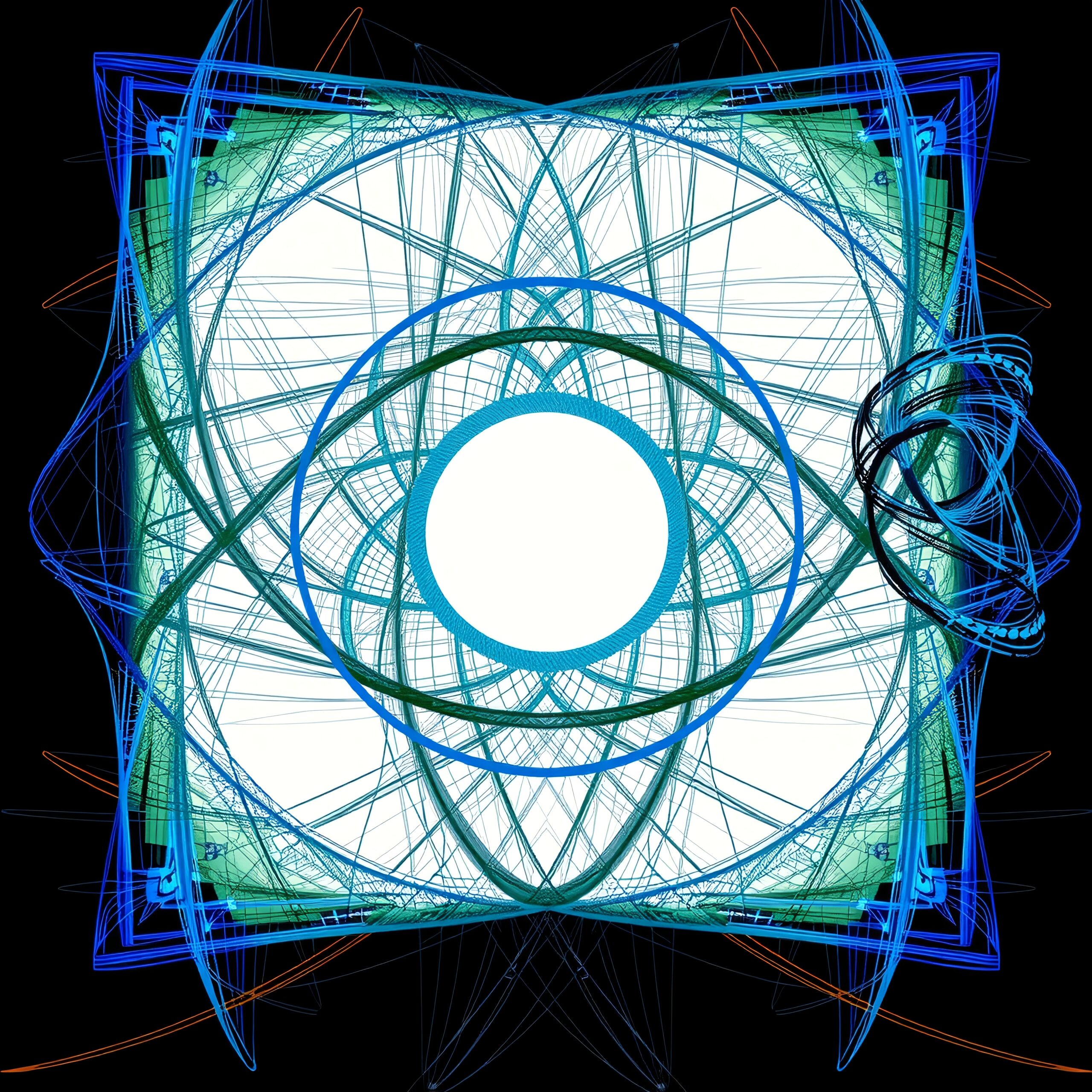 Intricate Geometric Digital Artwork