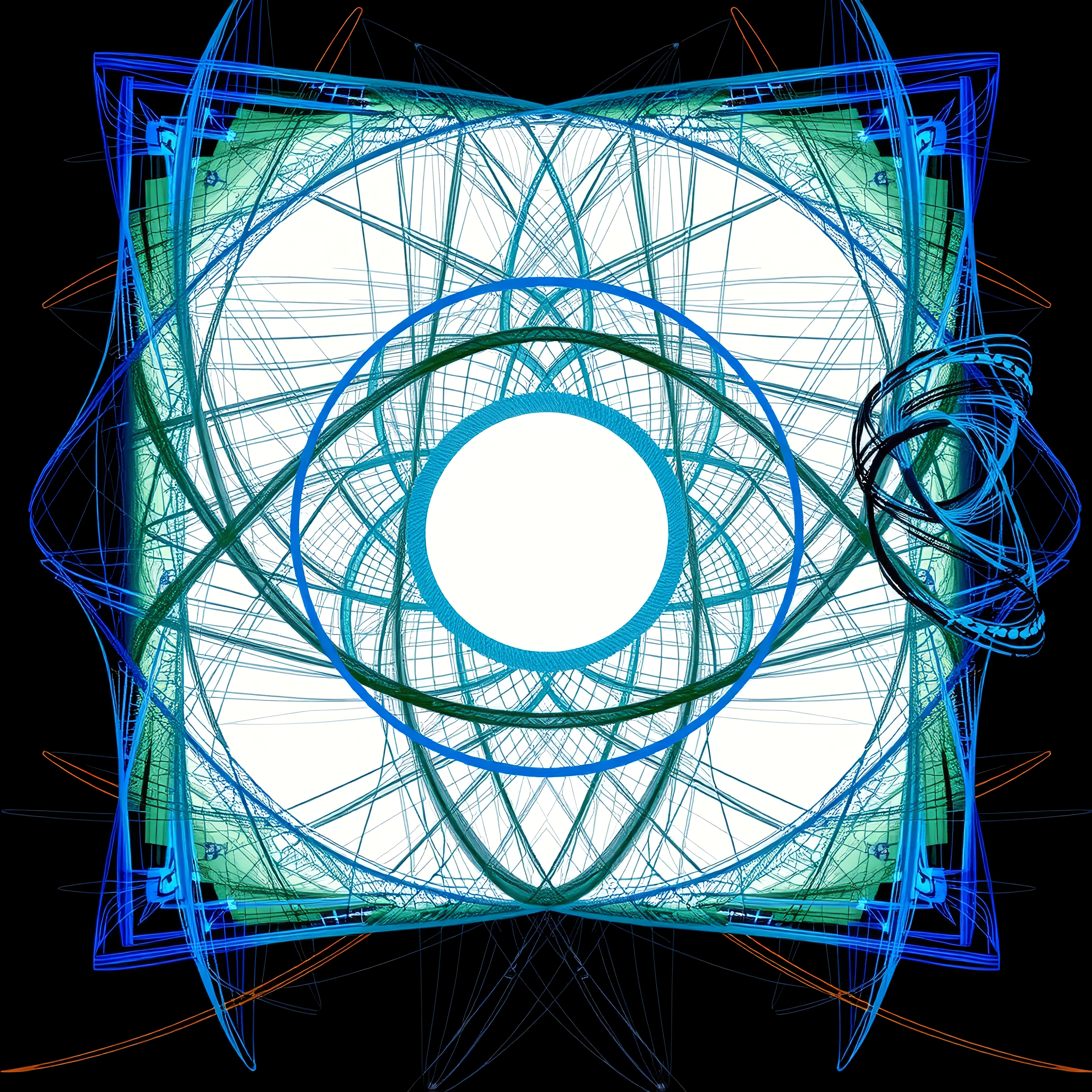 Intricate Geometric Digital Artwork