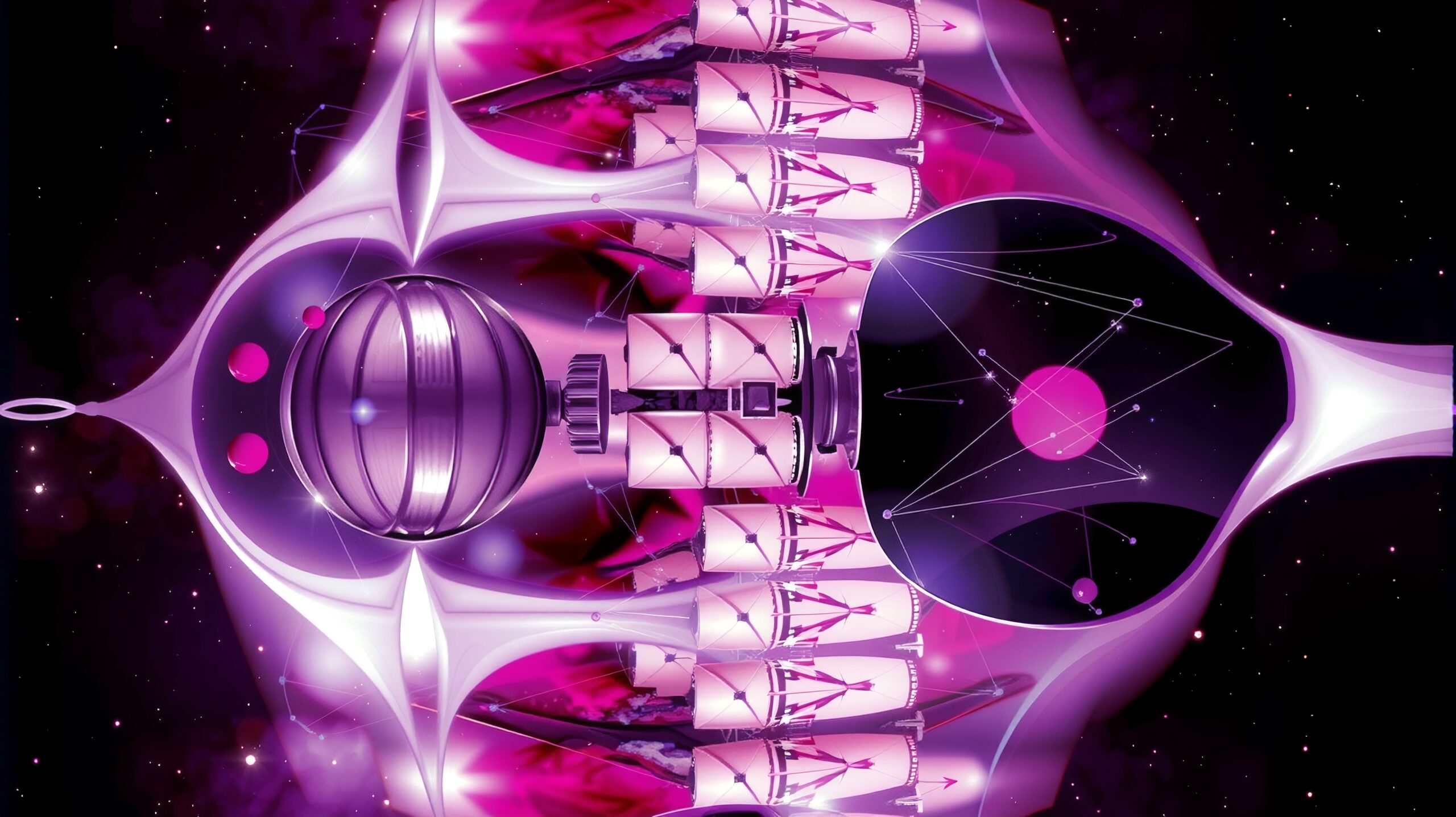 Futuristic Abstract Spacecraft Design