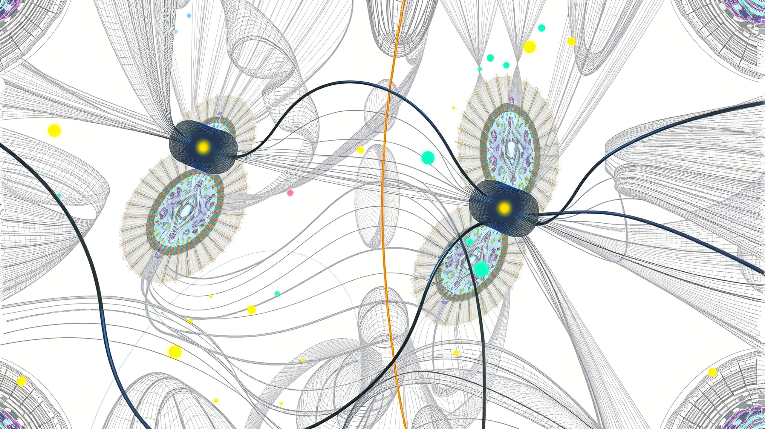 Complex Abstract Digital Network