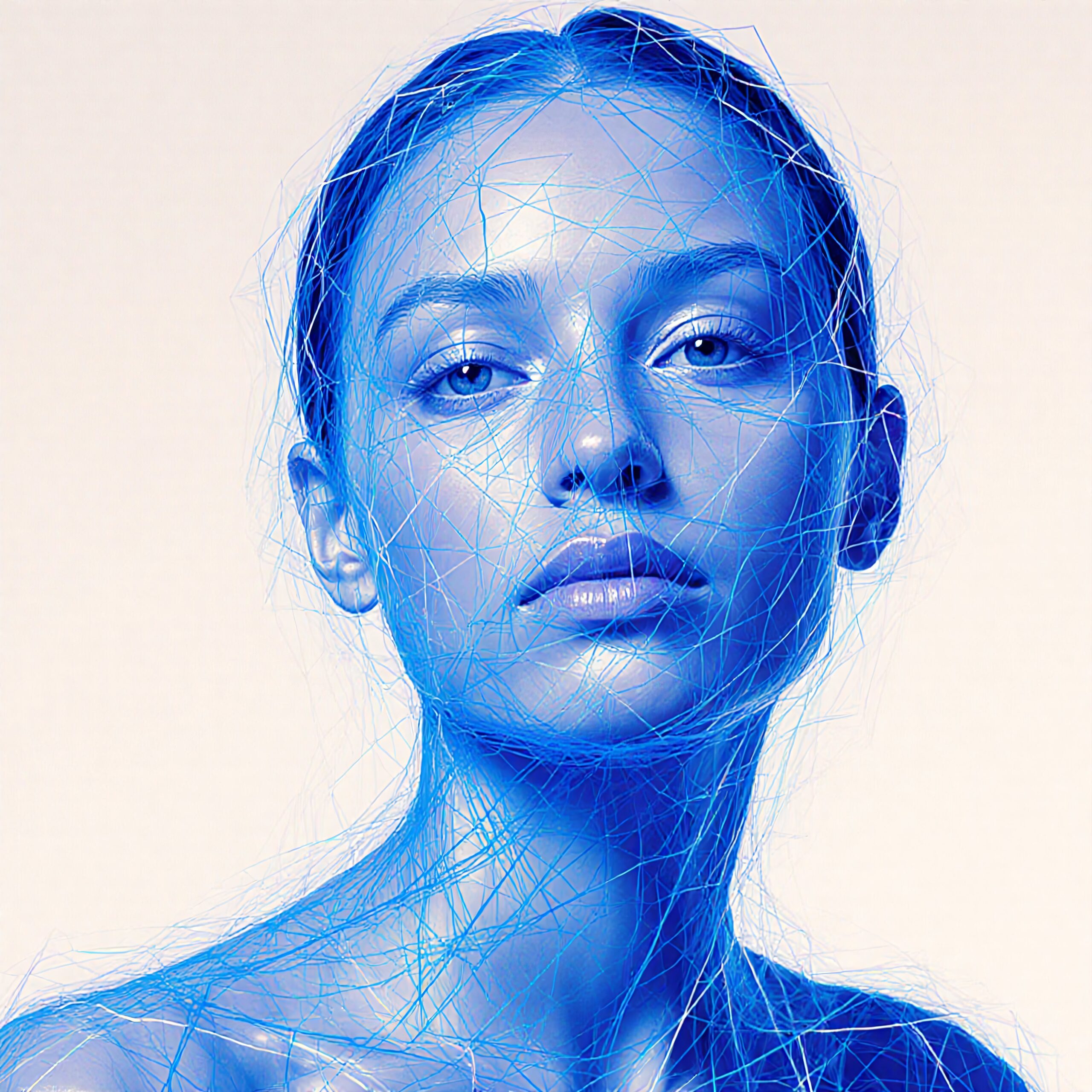 Futuristic Digital Art Portrait