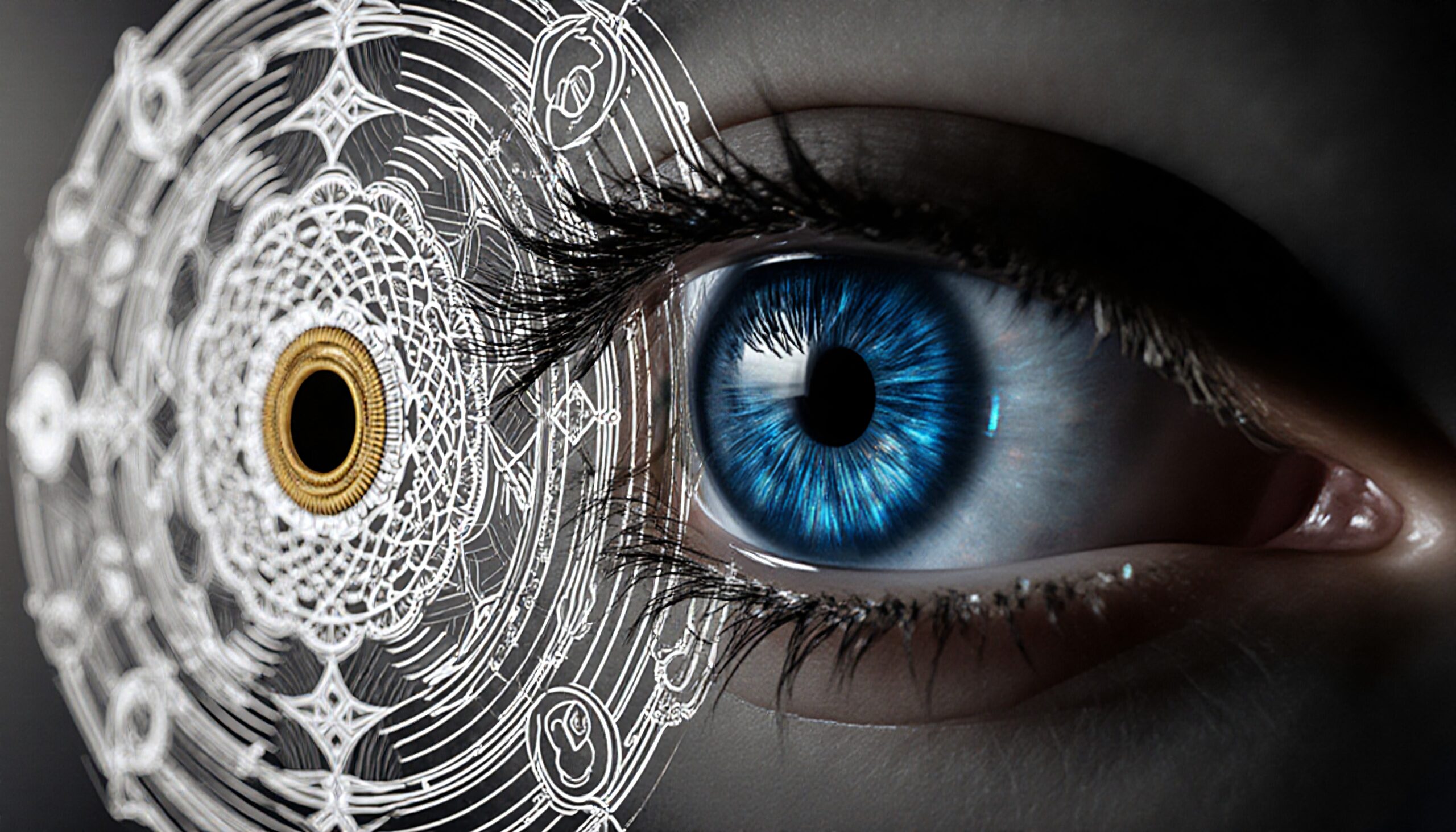 Mystical Eye and Geometric Patterns