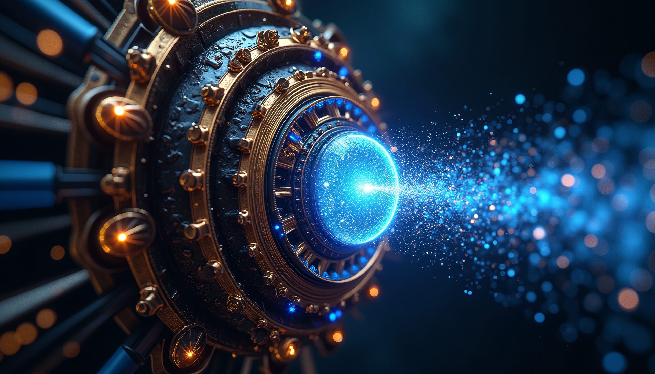 Futuristic Energy Machine Concept