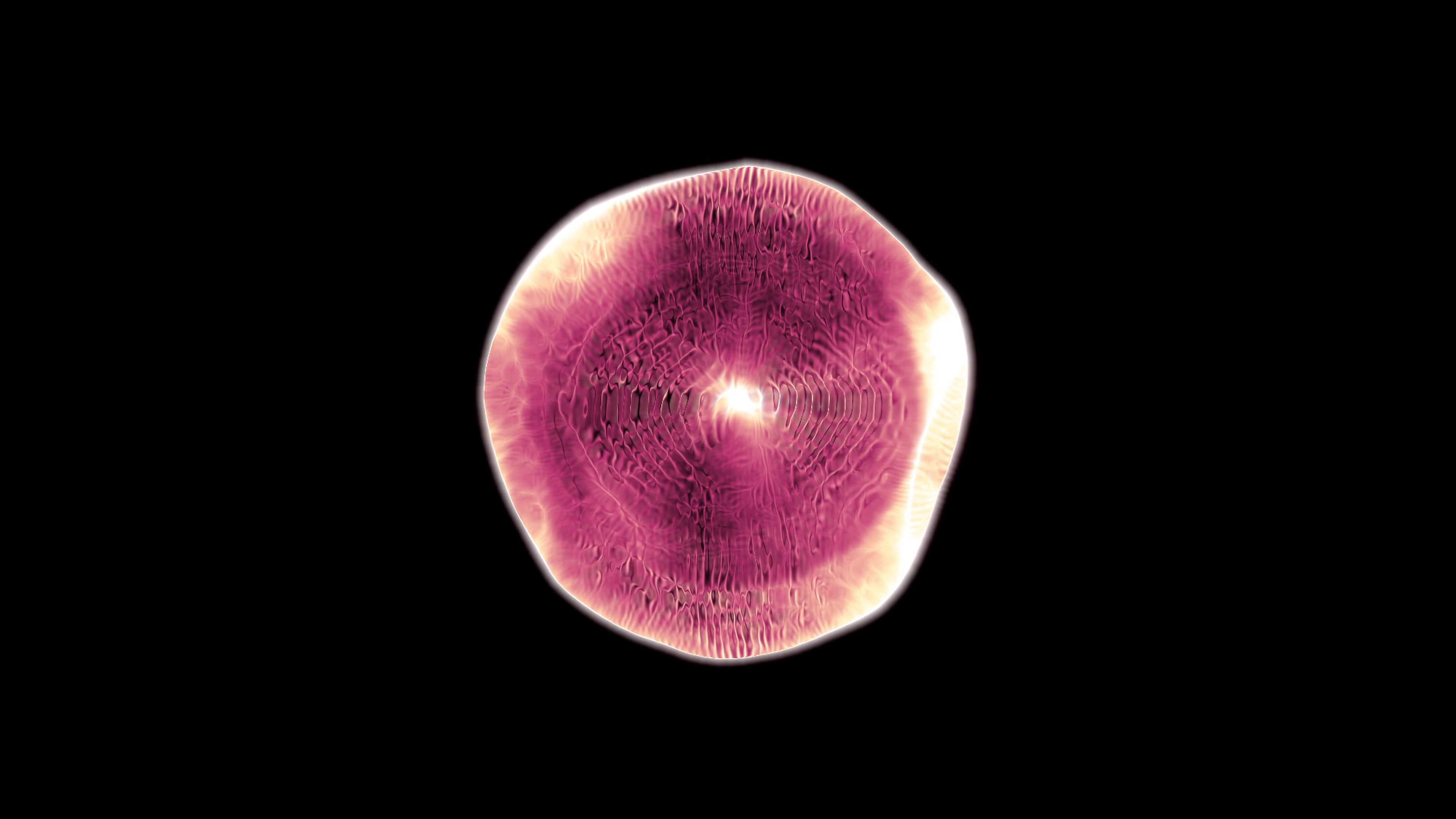 Pink Glowing Organism 4K Video Loop