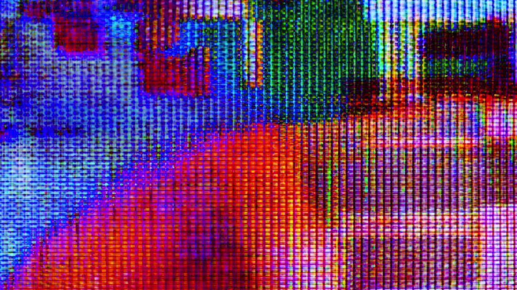 Abstract Digital Noise 4K Video Loop