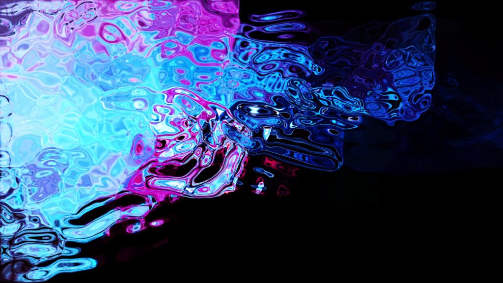 Vivid Abstract Swirling Colors 4K Loop