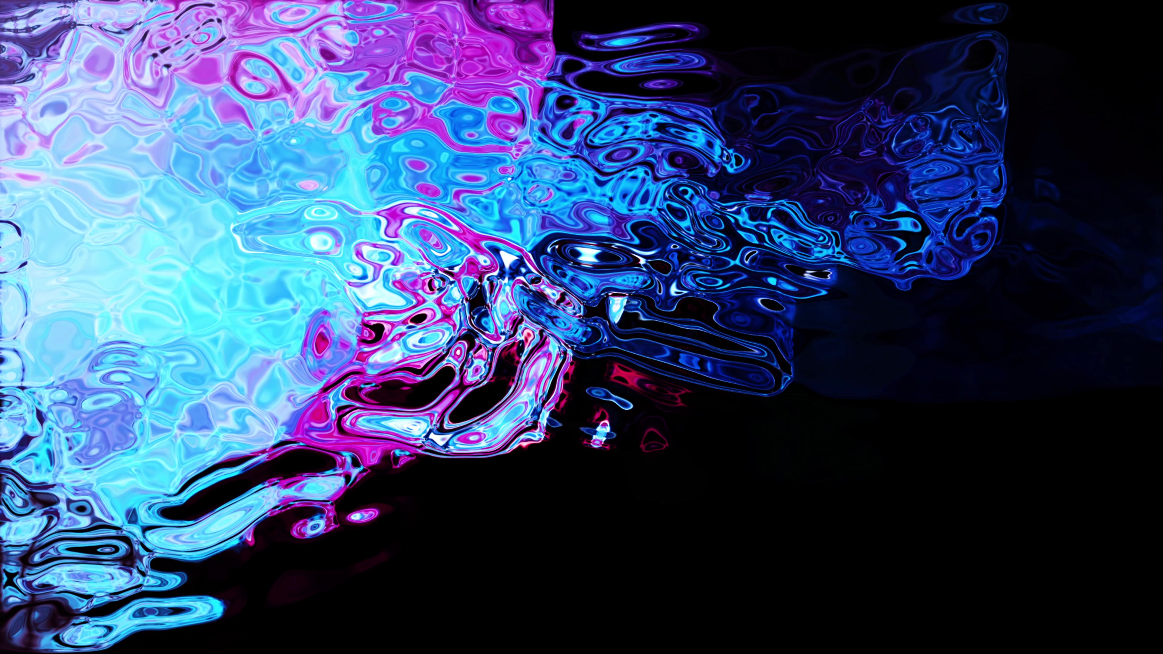 Vivid Abstract Swirling Colors 4K Loop