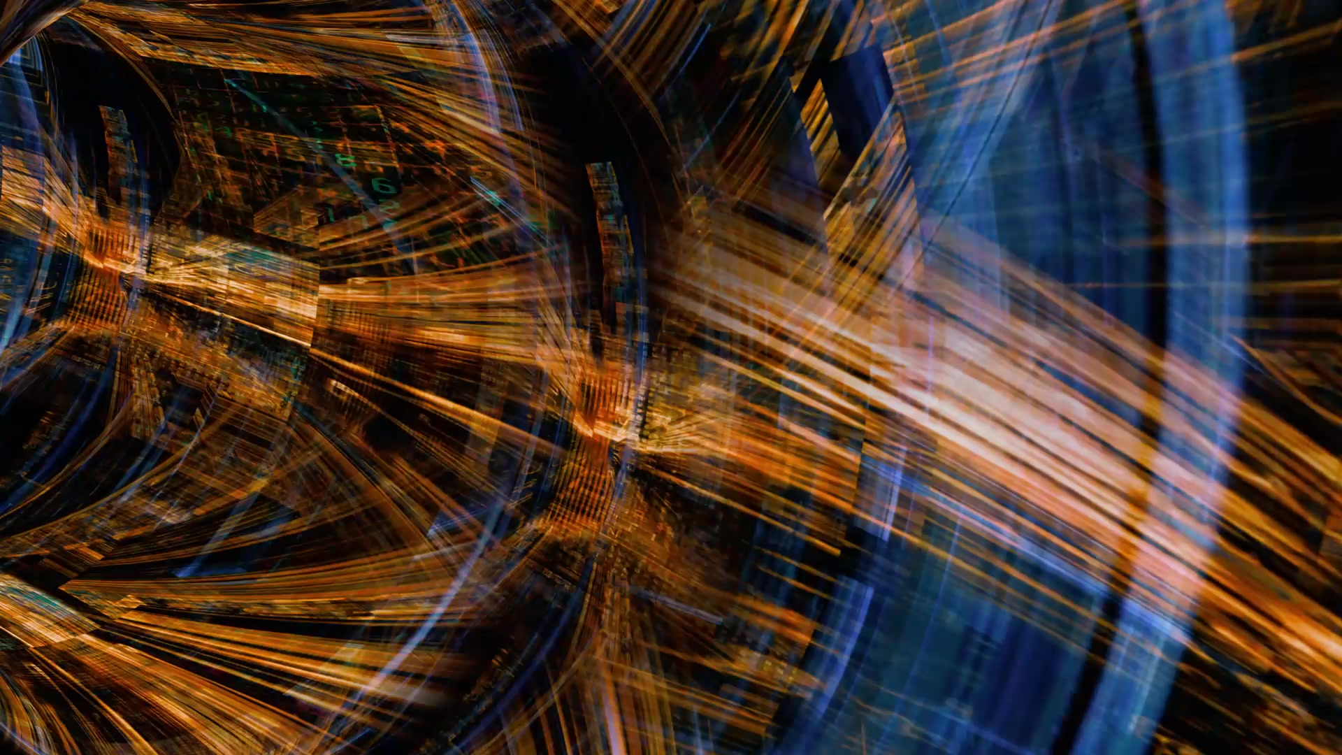 Futuristic Digital Tunnel HD Video Loop