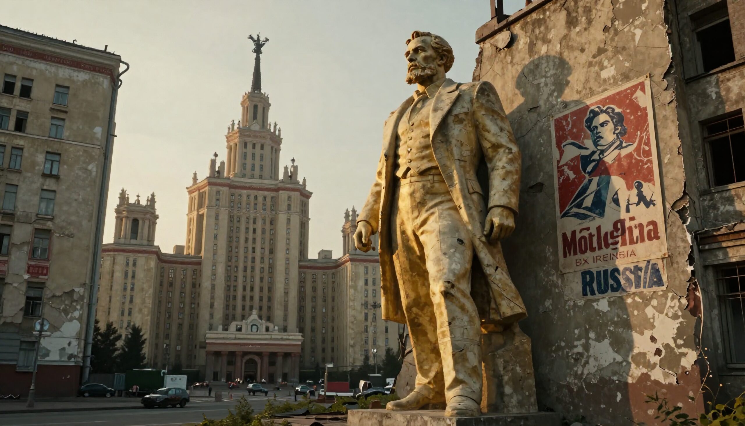 Soviet Era Monument and Building