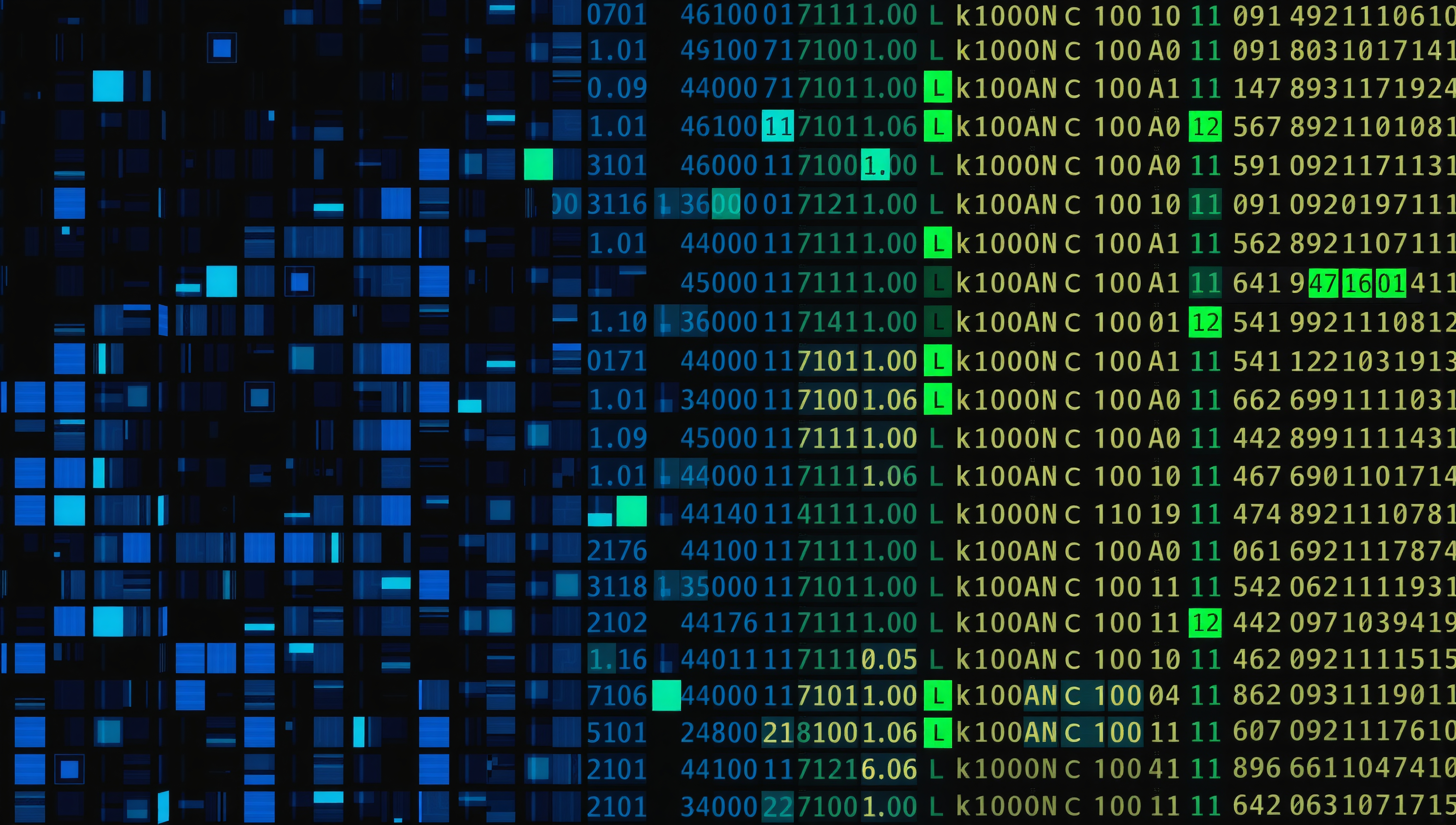 Colorful Digital Data Visualization