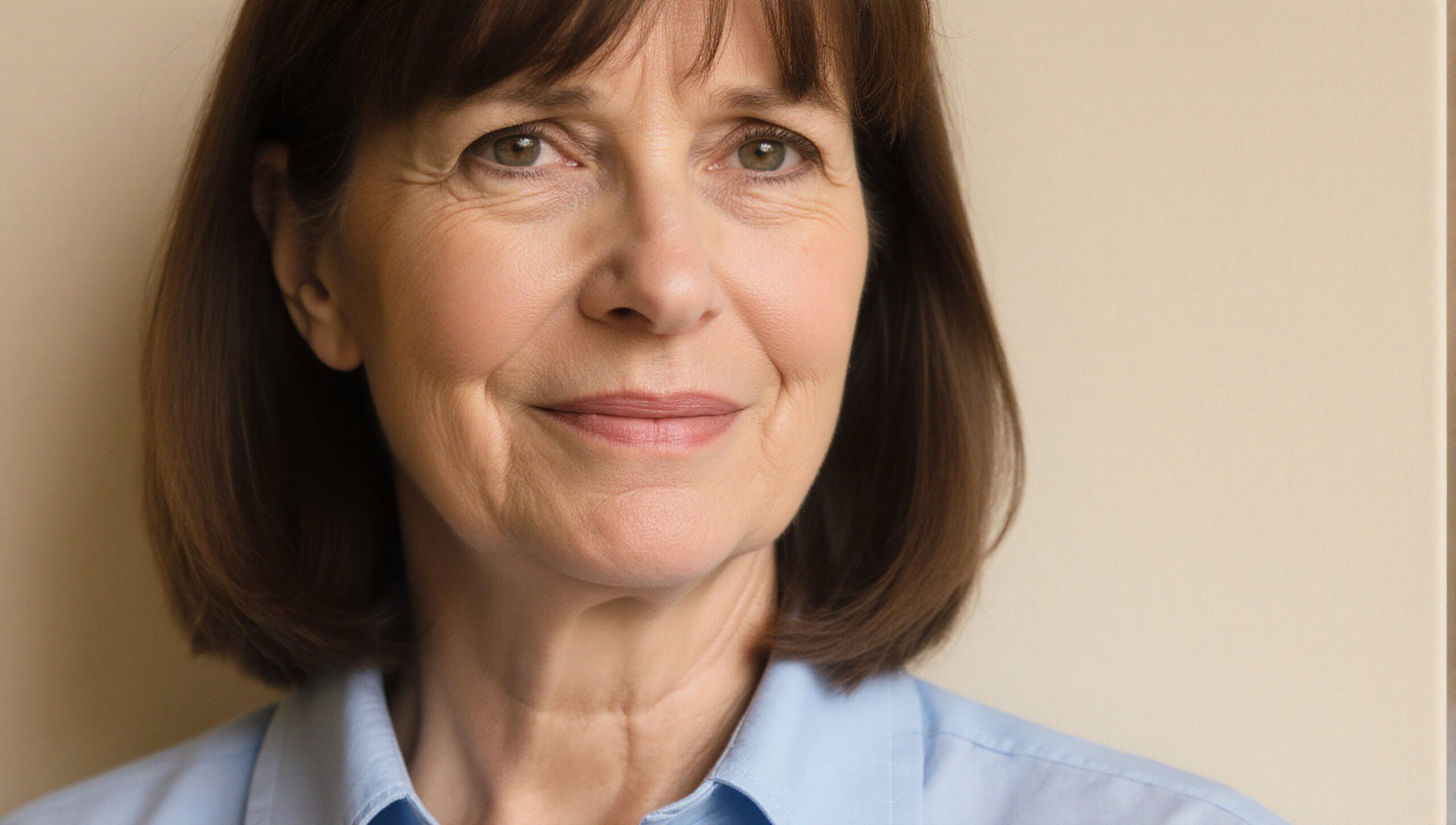 Warm Smile Gentle Features Captured