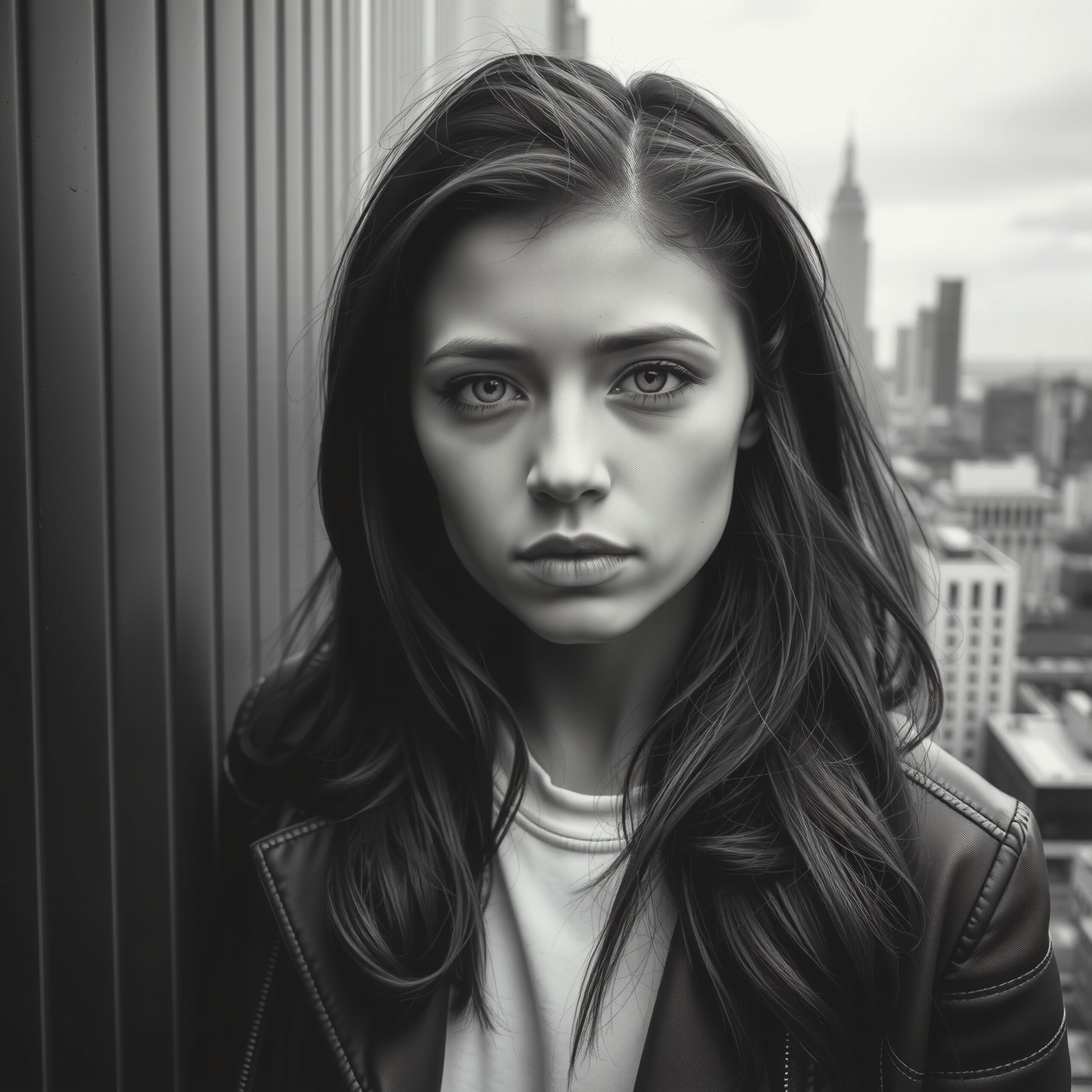 Urban Portrait Woman in City