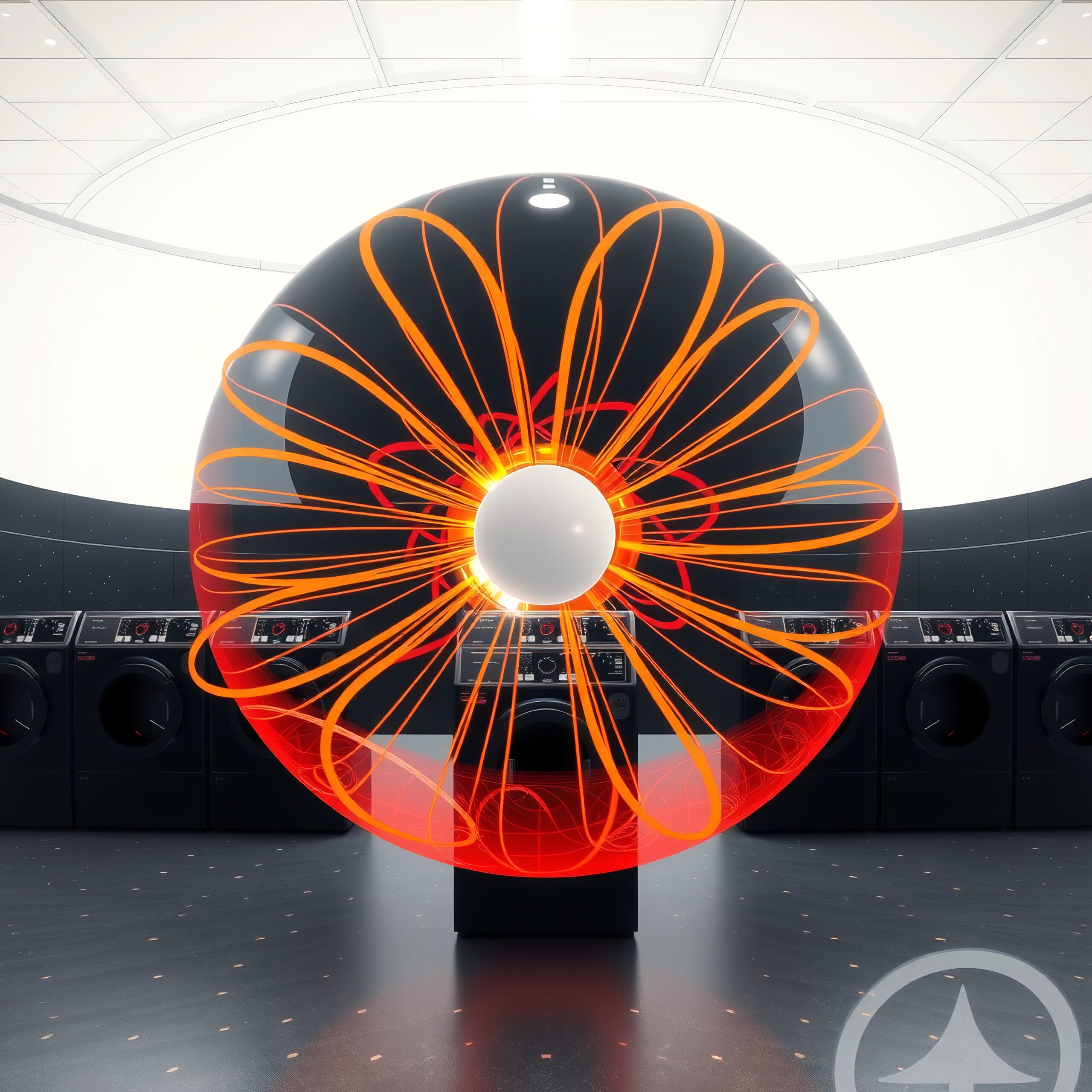 Futuristic Laundry Room Installation