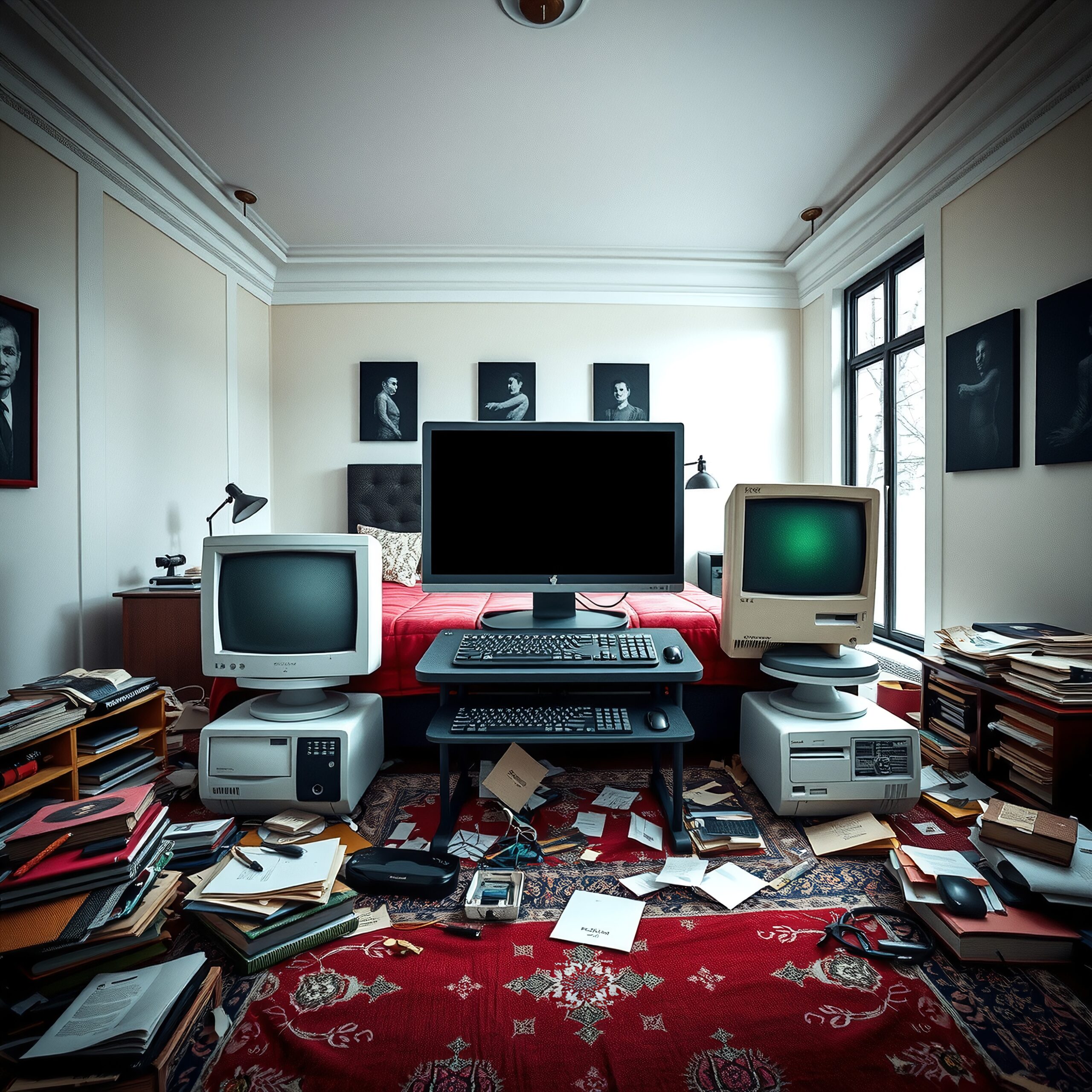 Vintage and Modern Tech Fusion