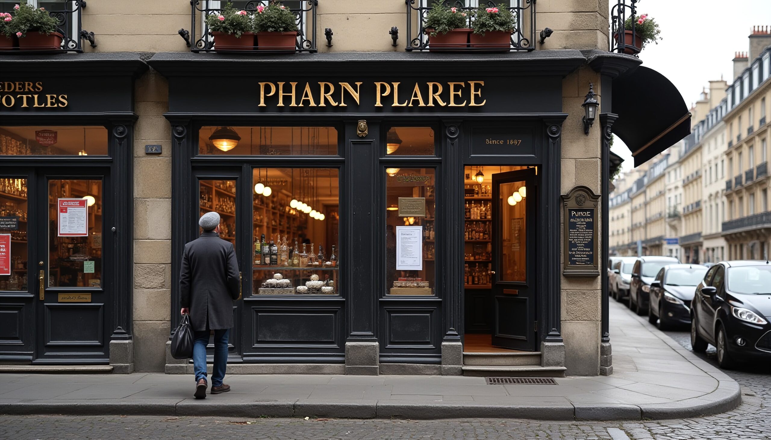 Charming Parisian Street Shopfront