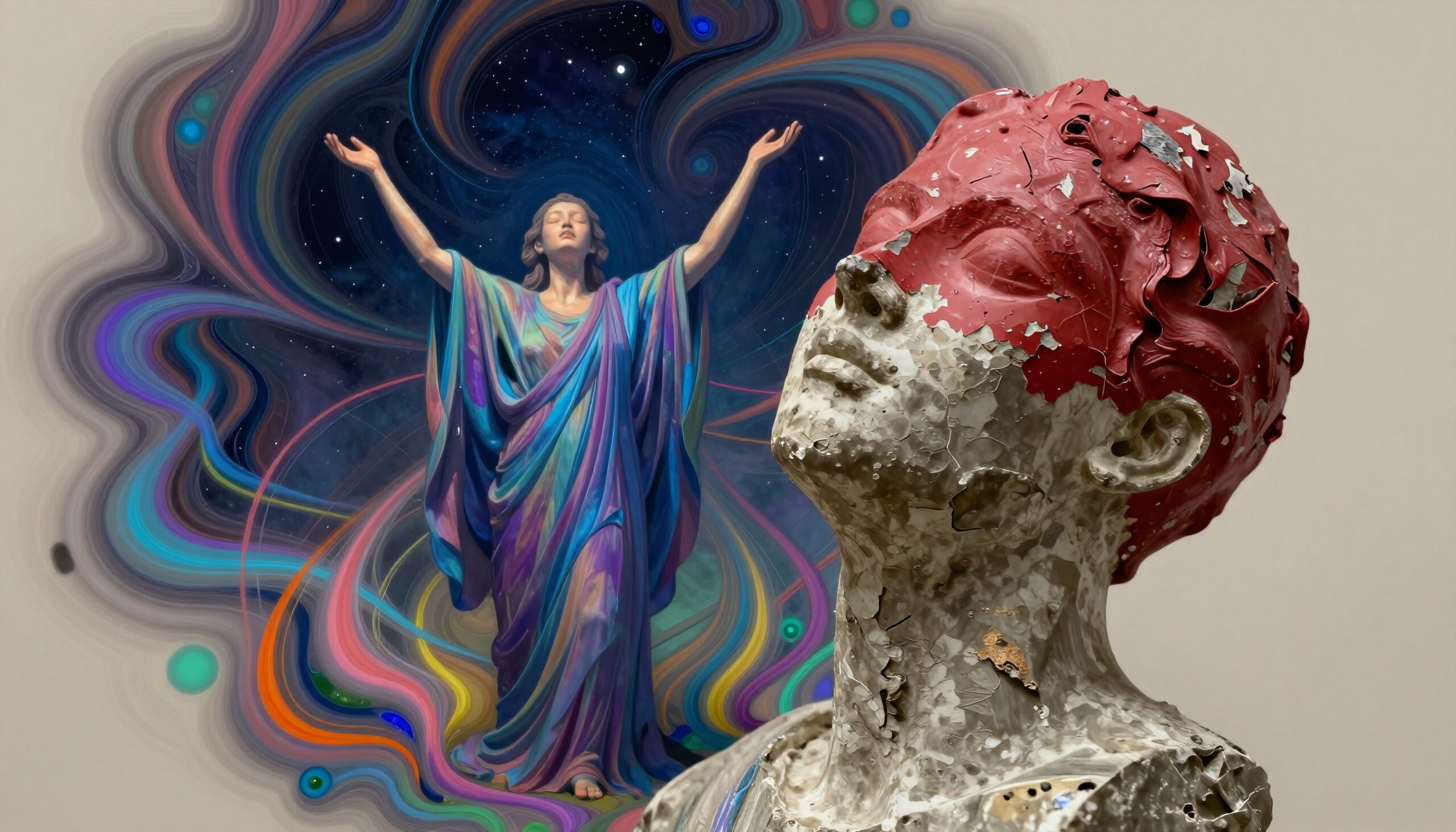 Surreal Fusion of Art Forms