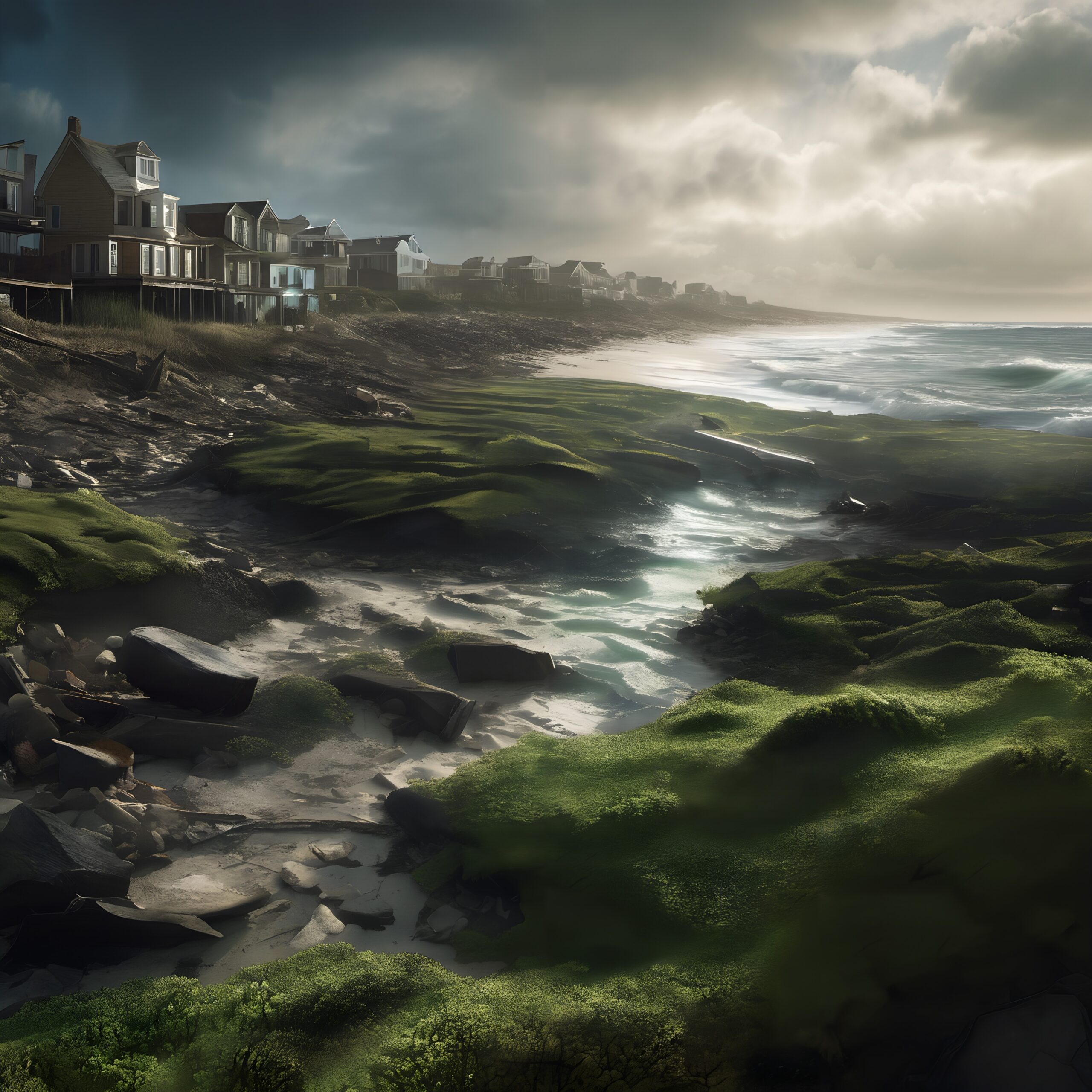 Coastal Serenity Before the Storm