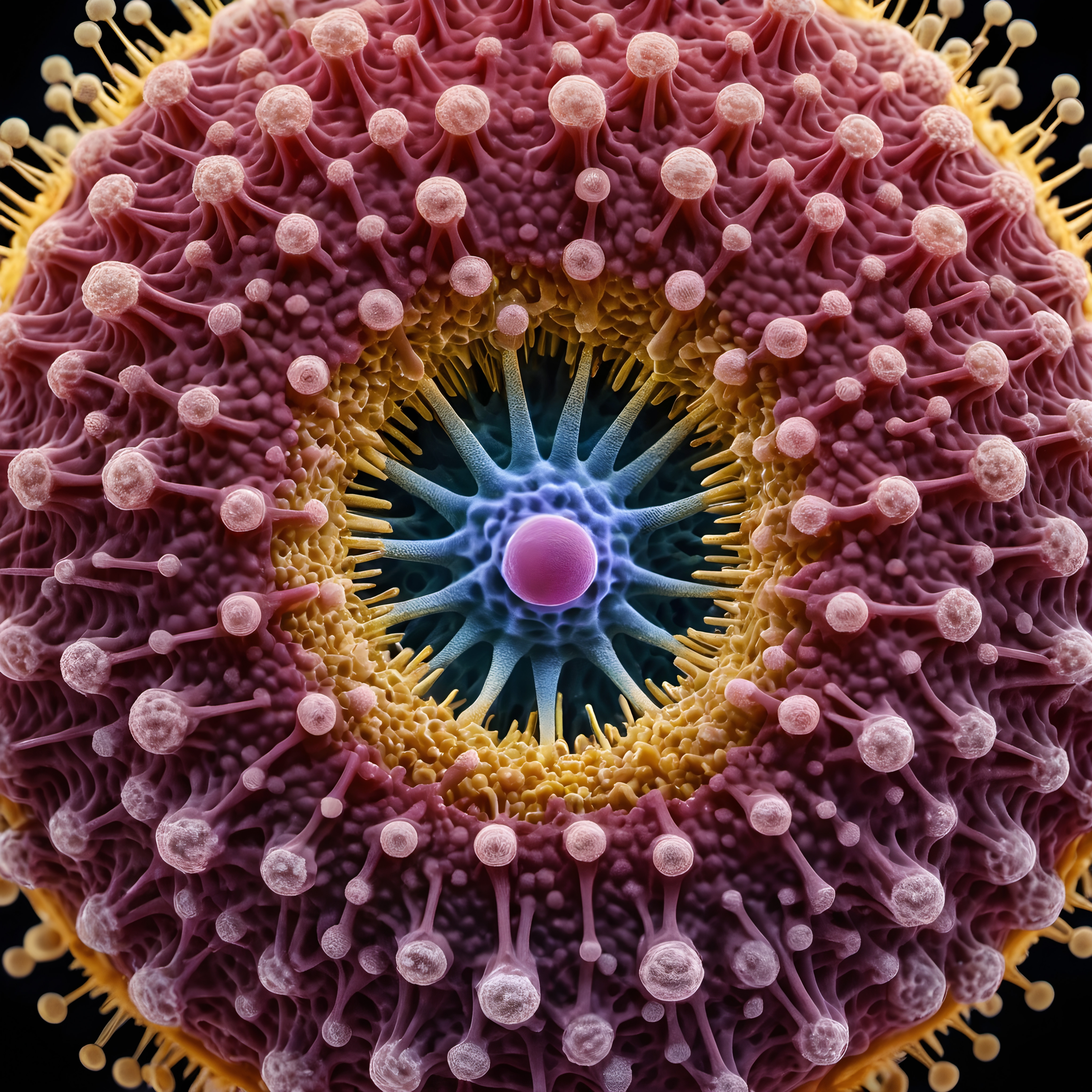 Microscopic Biological Artistry Revealed