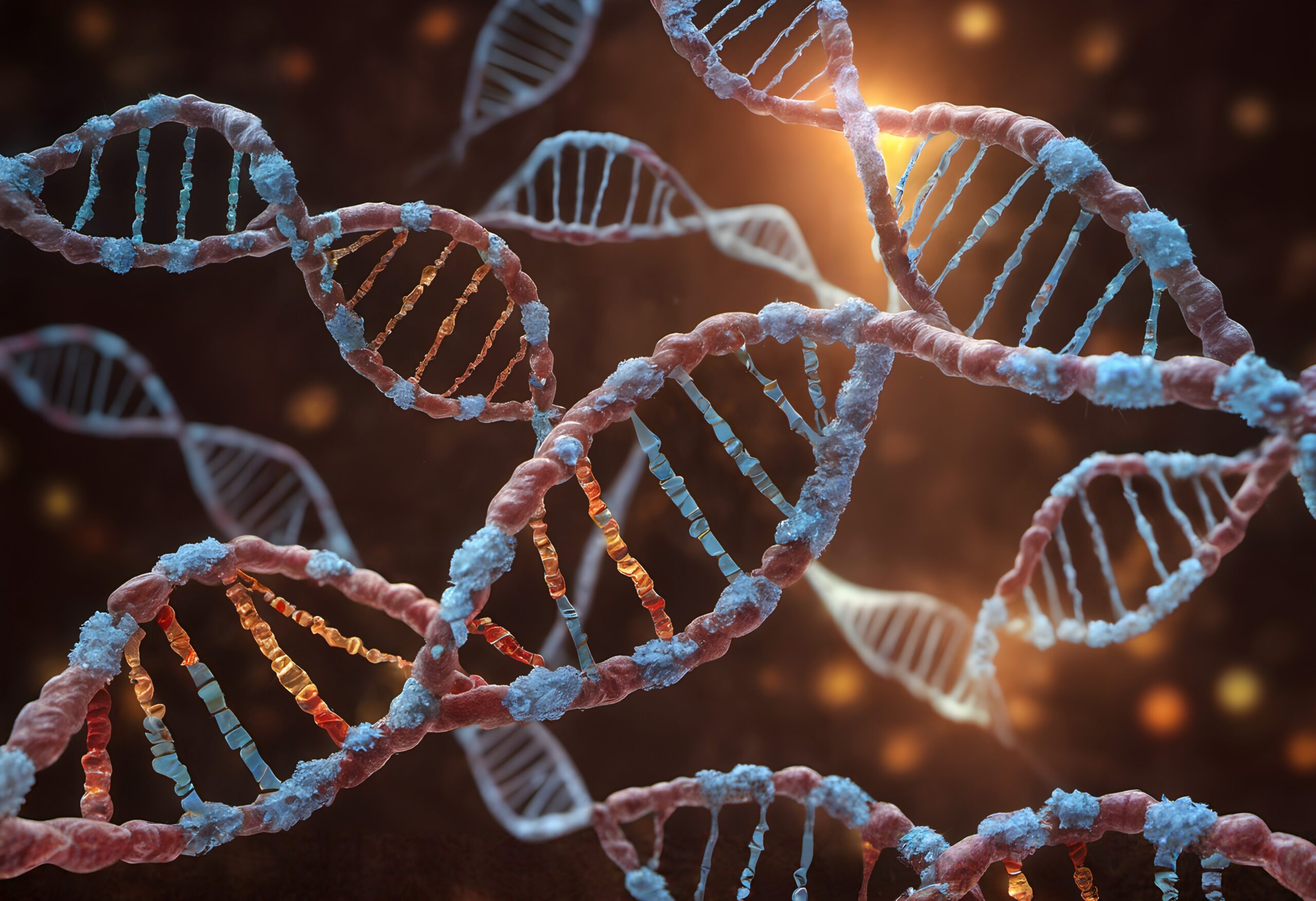 Complex DNA Helixes in Motion