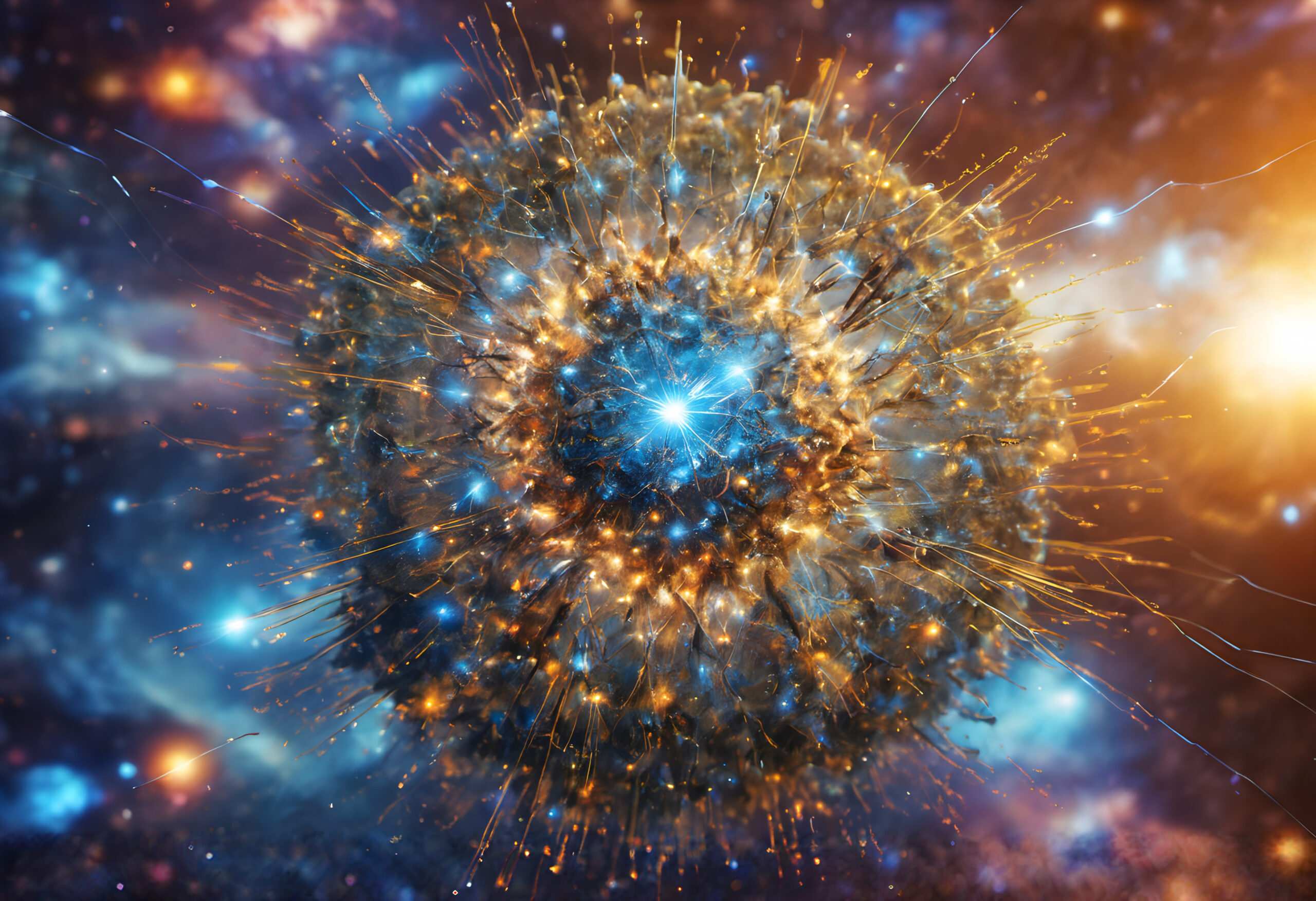 A Dynamic Cosmic Space Scene