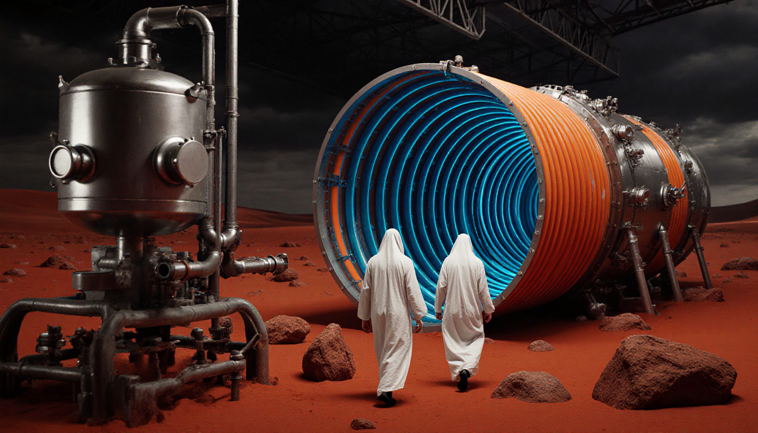 Sci-fi Portal on Mars