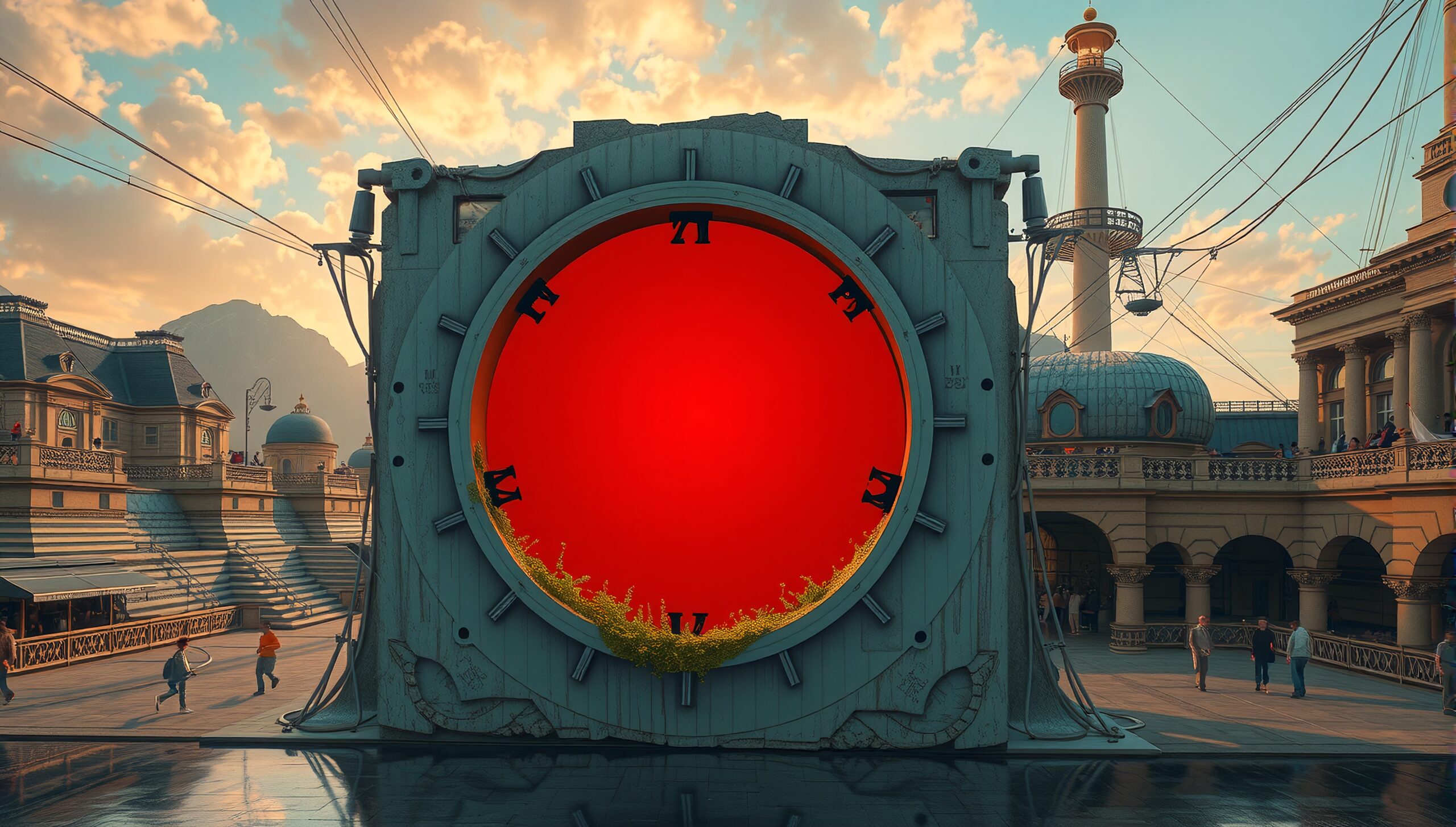 Majestic Time Portal Landscape