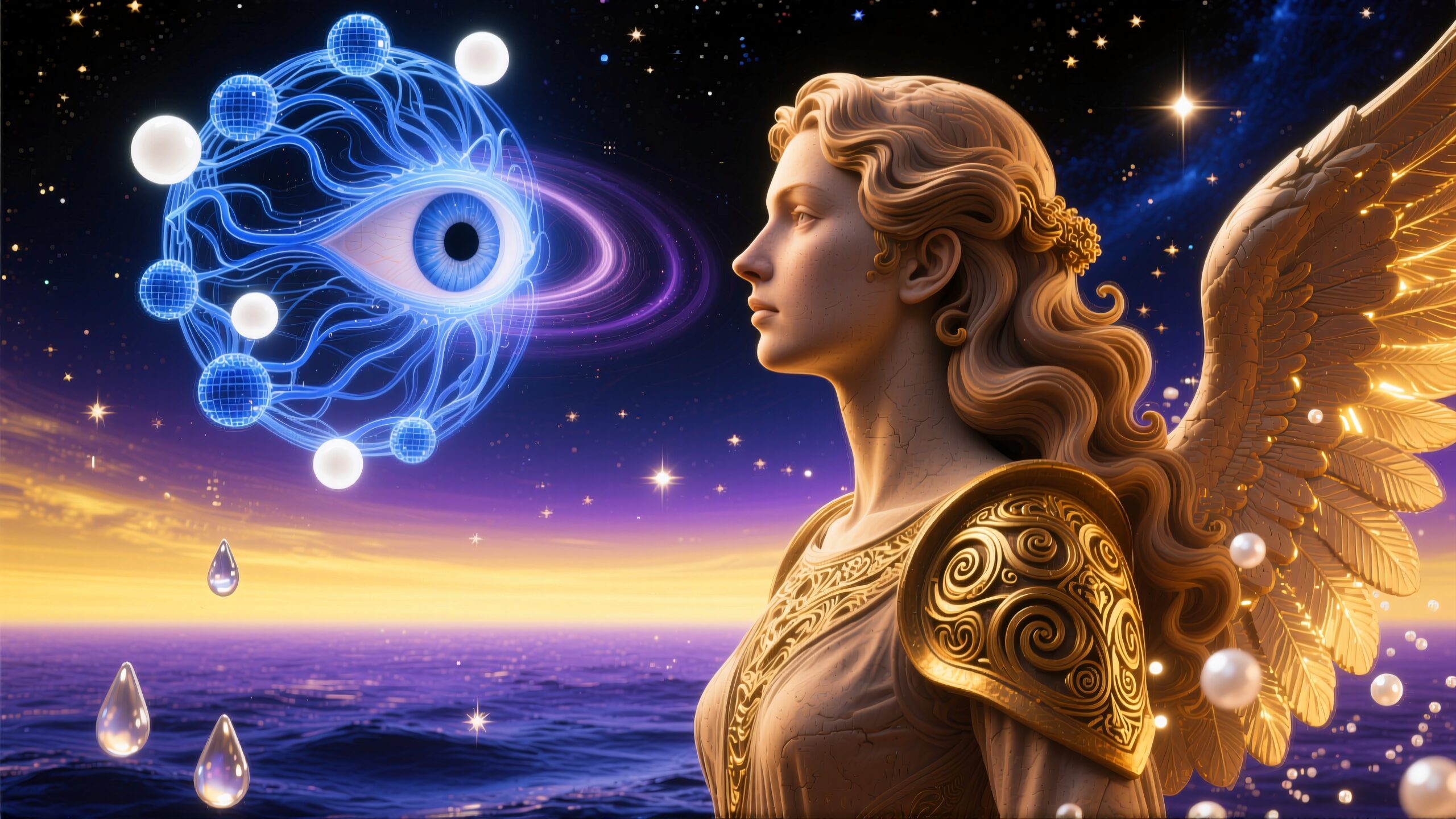 Mystical Encounter with Angelic Vision